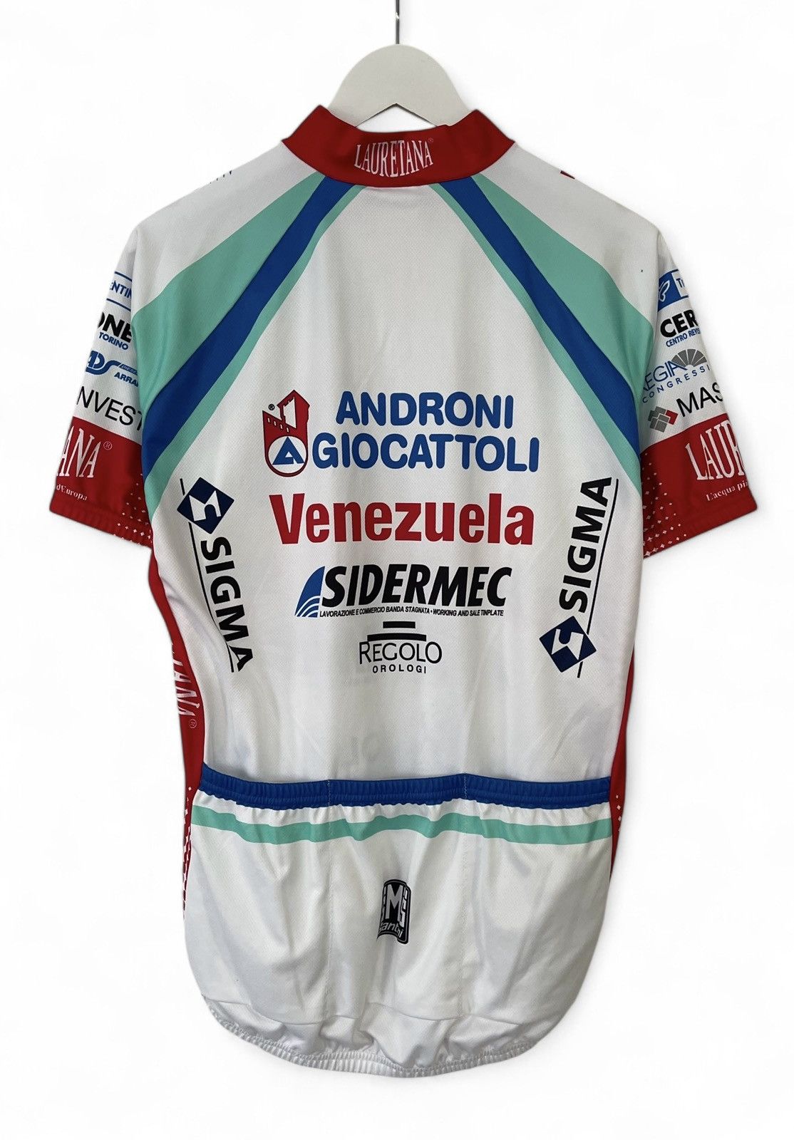 Vintage Venezuela Bianchi Androni Giocattoli SMS Shirt 2XL Size US XXL / EU 58 / 5 - 2 Thumbnail