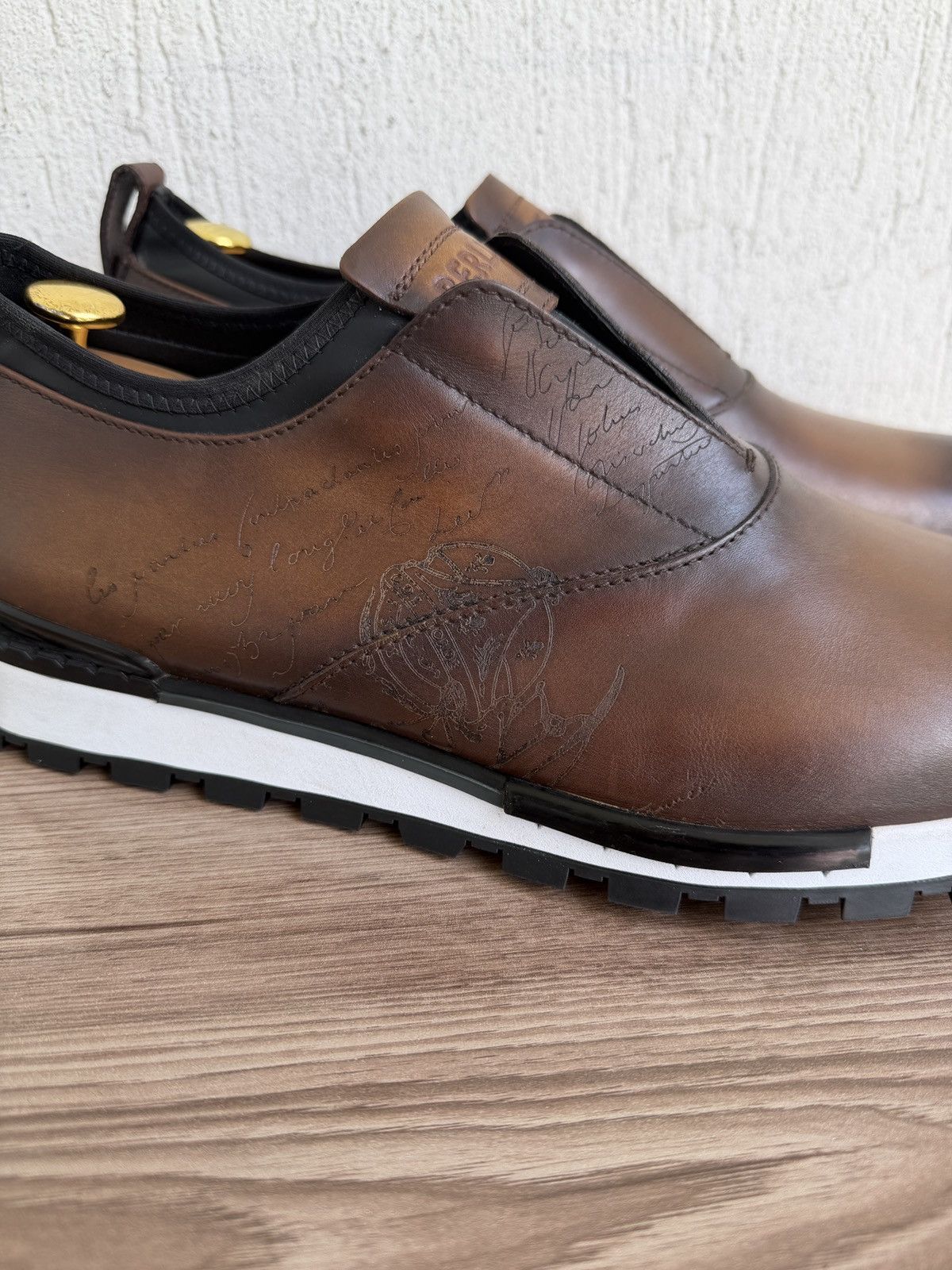 Berluti Fast track scritto slip on Size US 11 / EU 44 - 3 Thumbnail