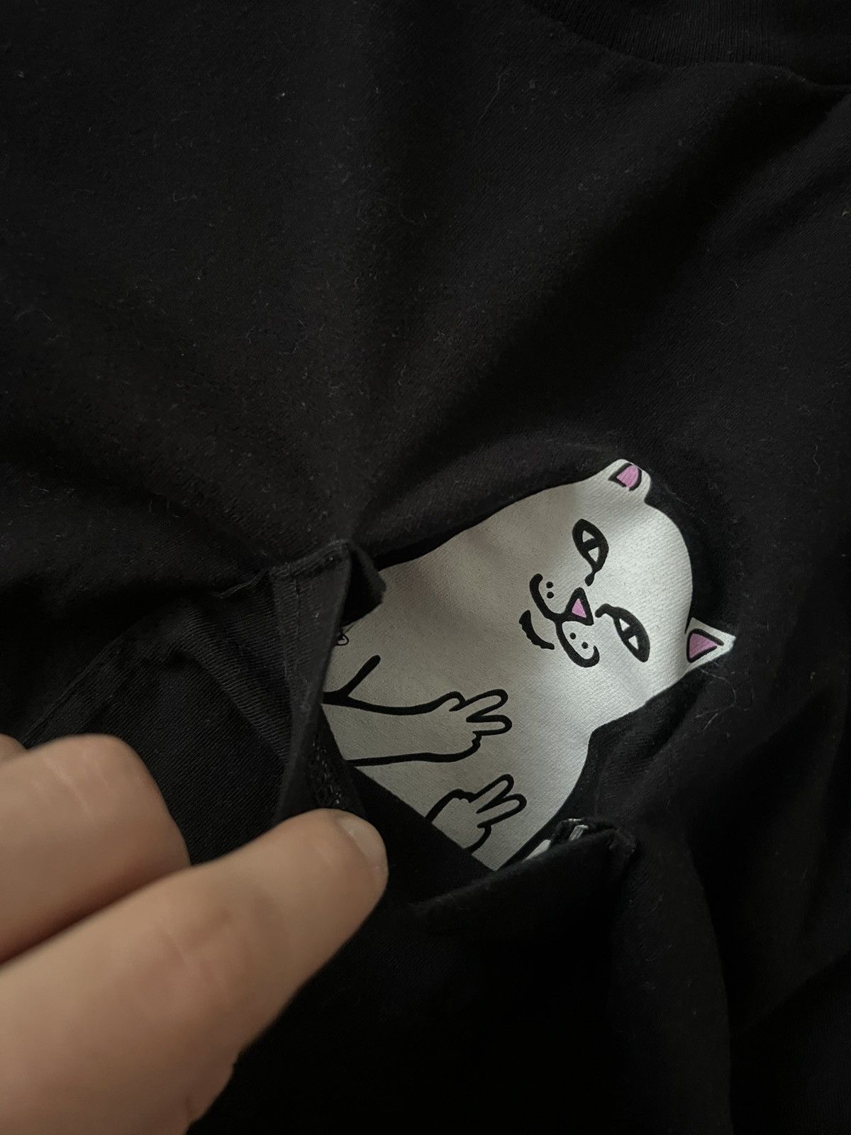 RIPNDIP × Vintage ‼️Ripndip Lord Nermal Peace Pocket Ter‼️ Size US L / EU 52-54 / 3 - 12 Thumbnail