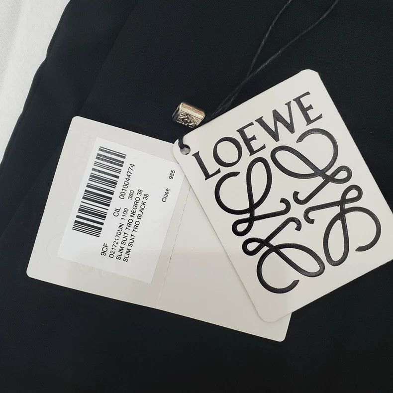 Loewe LOEWE Ms.Wool dress pants high waist black Size 25" / US 0 / IT 36 - 4 Thumbnail
