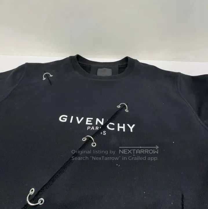 Givenchy Givenchy Logo Print Crewneck Long-Sleeve Sweatshirt. Size US XXL / EU 58 / 5 - 2 Thumbnail