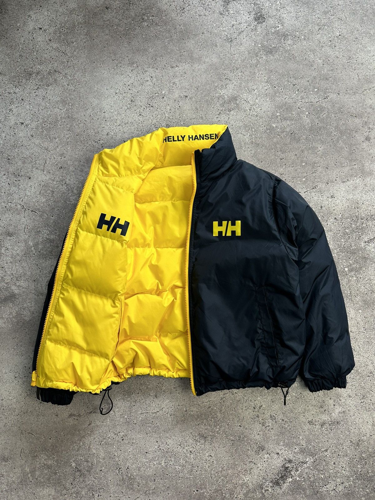 Helly Hansen × Vintage Vintage Helly Hansen Y2K Reversible Puffer Jacket Drill Size US S / EU 44-46 / 1 - 9 Thumbnail