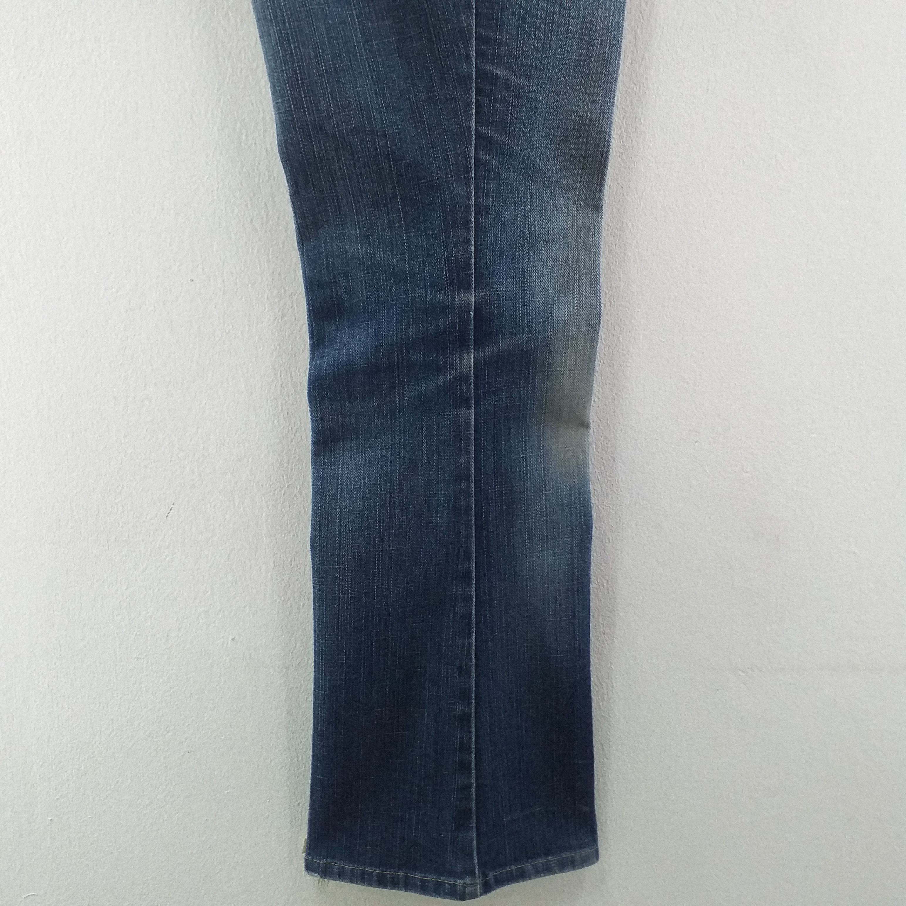 If Six Was Nine Vintage Edwin Distressed Flare Denim 31x30 -JN019 Size US 31 - 11 Thumbnail