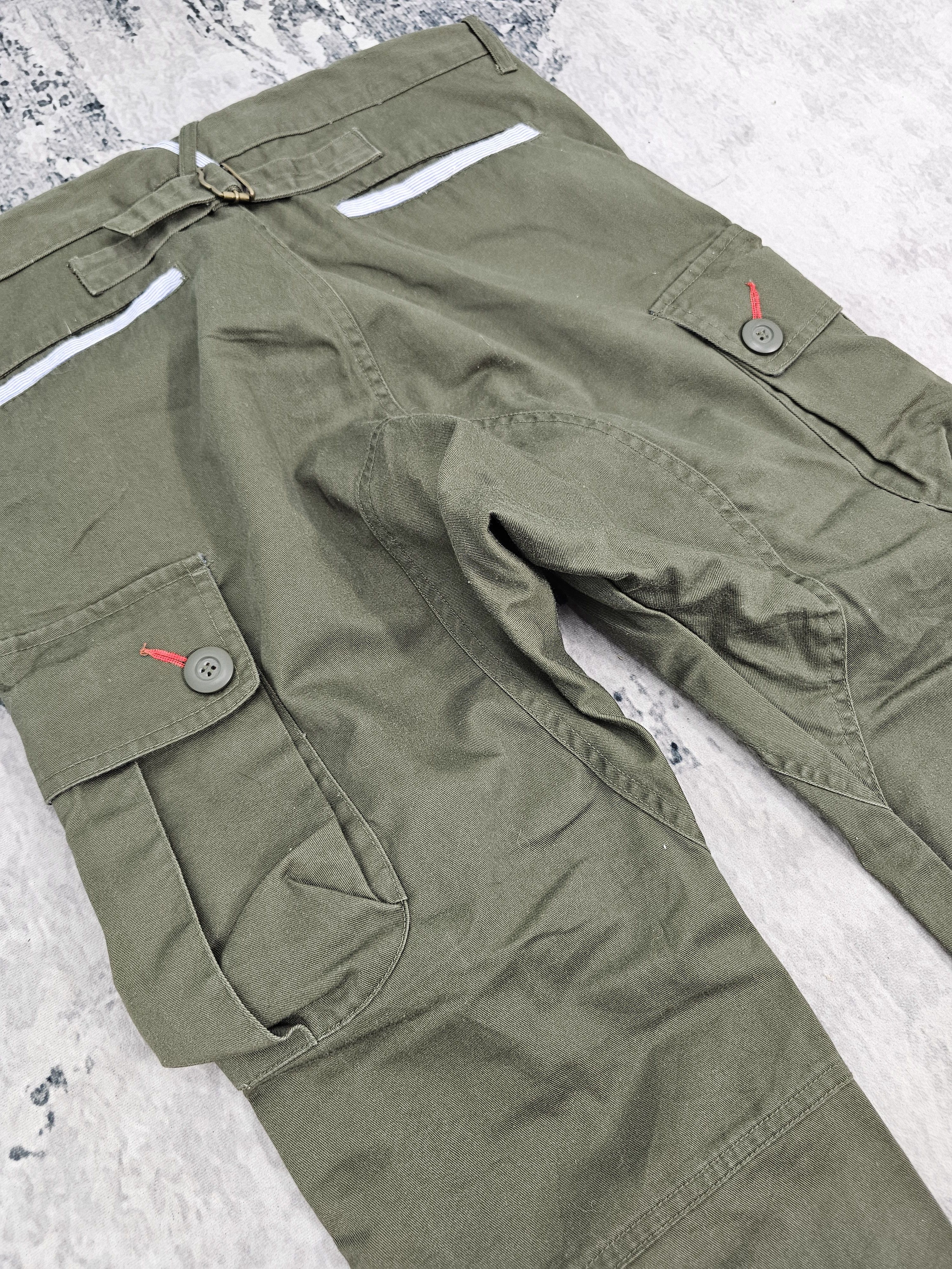 Japanese Brand BRTH BREATH Tactical Cargo Multi Pocket Pants JB0292 Size US 33 - 11 Thumbnail