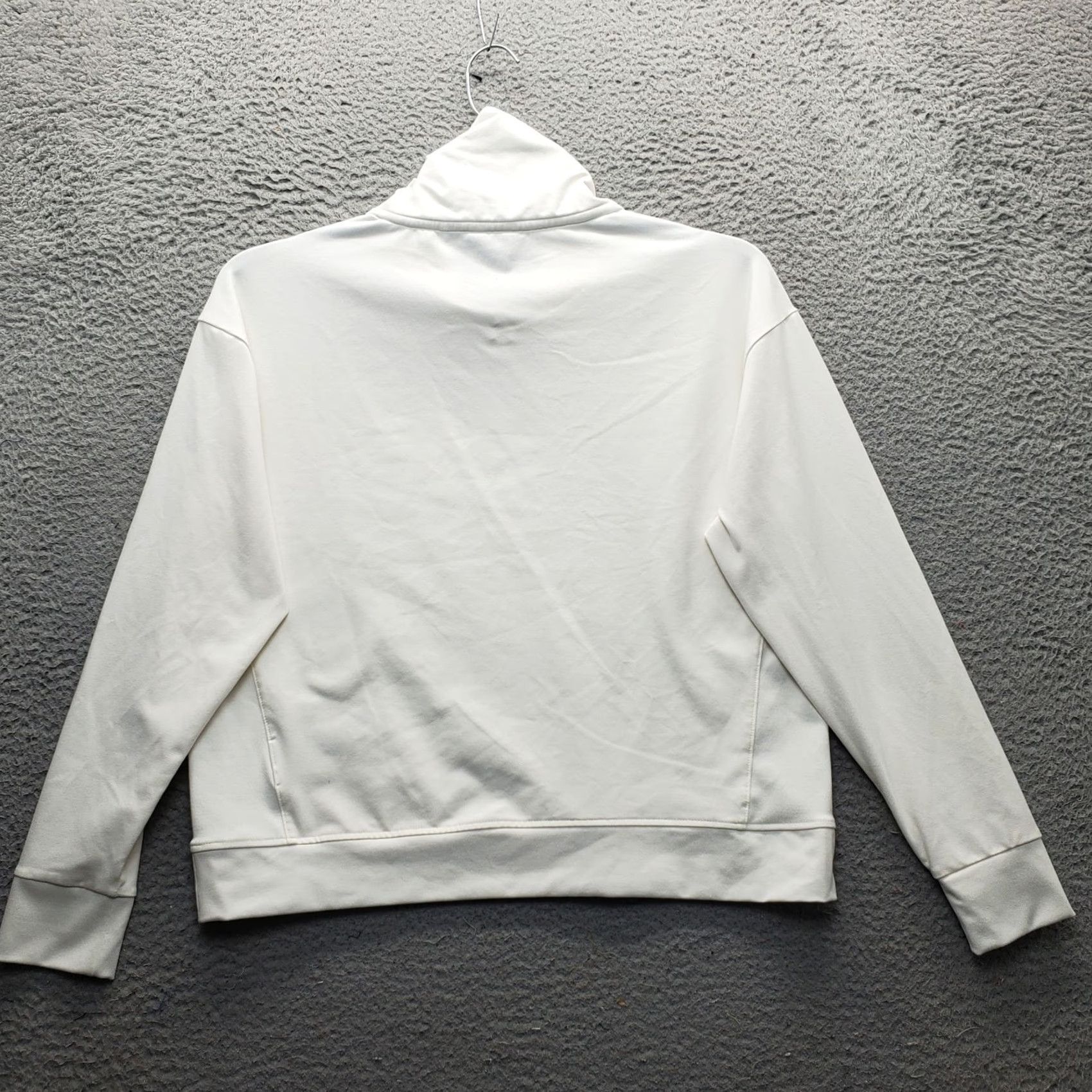 Puma PUMA Sweatshirt Womens M White Golf Raglan Logo Pullover Size M / US 6-8 / IT 42-44 - 2 Thumbnail