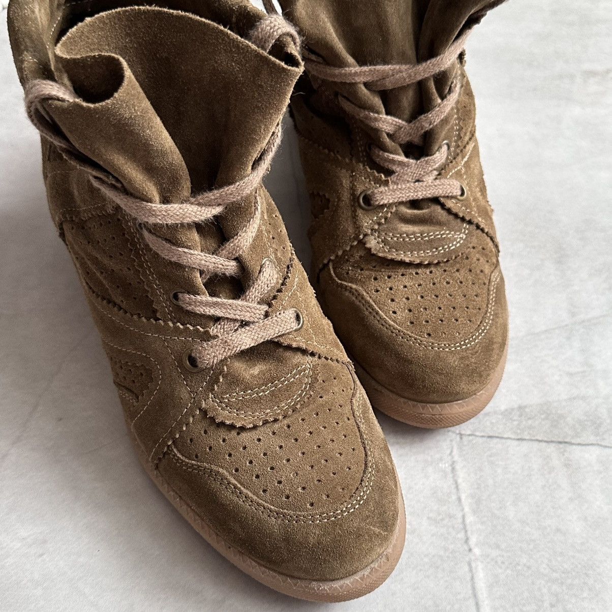Isabel Marant Y2K Bobby Bekett Wedge Sneakers Shoes Isabel Marant Style Size US 10 / IT 40 - 5 Thumbnail