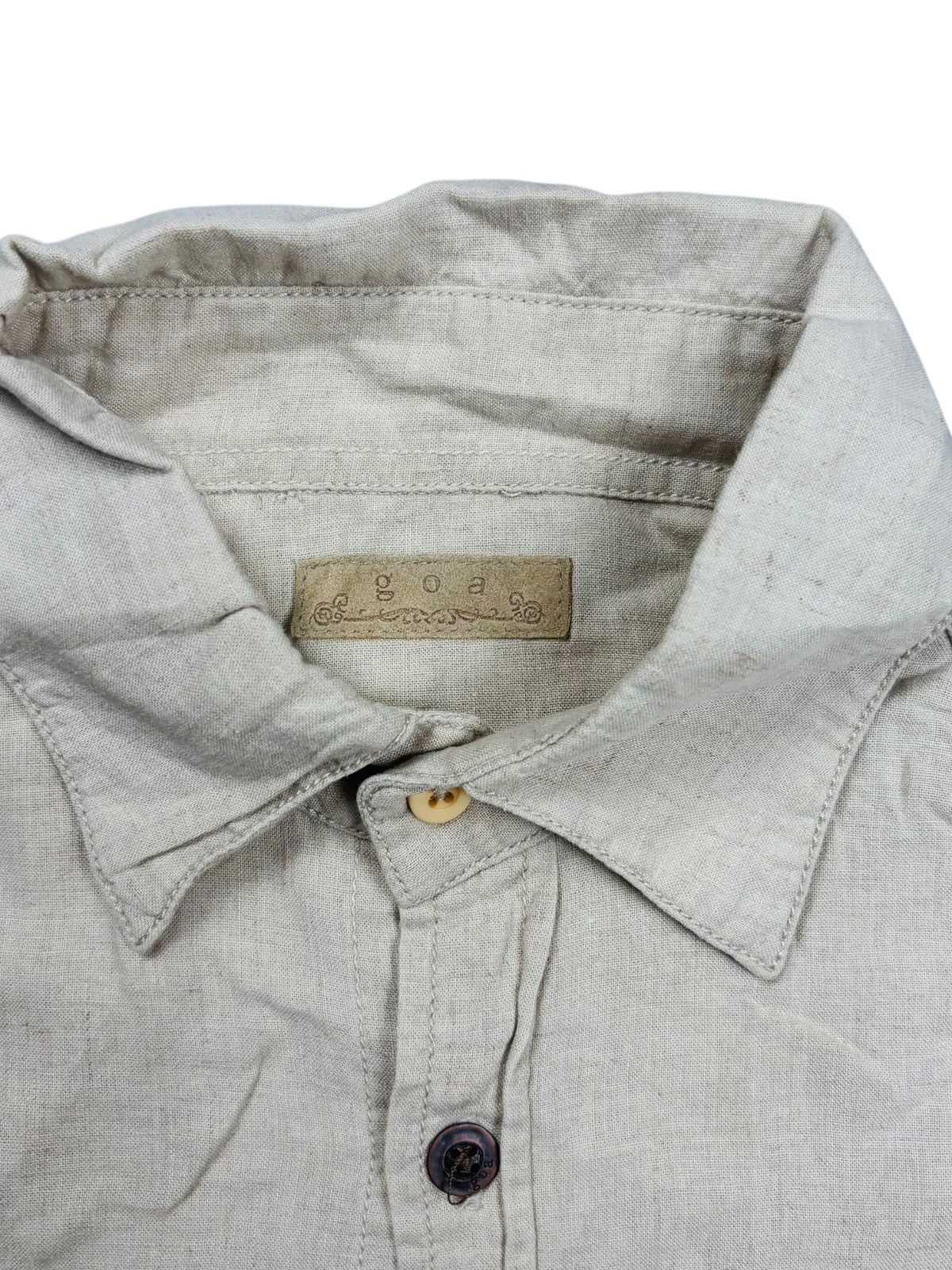 GOA 2000s GOA - Raw Unfinished Line Western Shirt Size US M / EU 48-50 / 2 - 6 Thumbnail