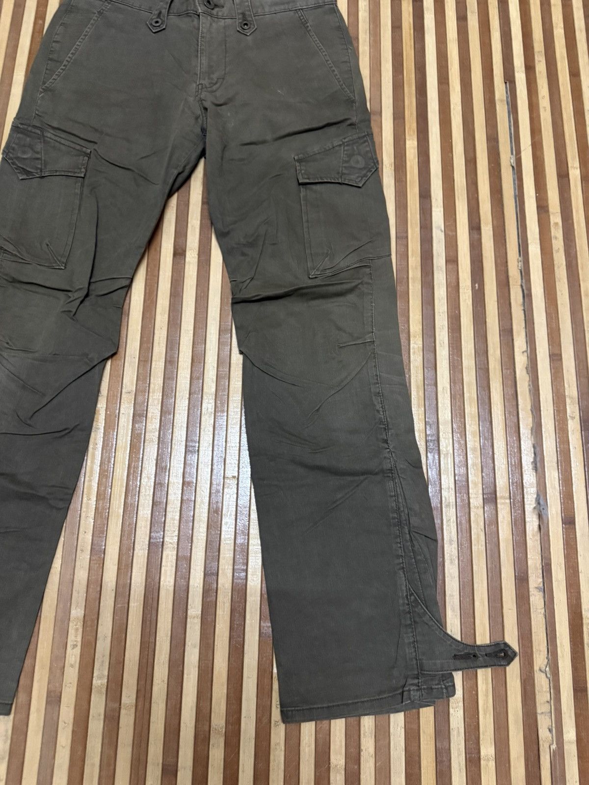 Japanese Brand Mens Bigi Japanese Brand Cargo Pants W30X29.5 / Streetwear Size US 30 / EU 46 - 4 Thumbnail