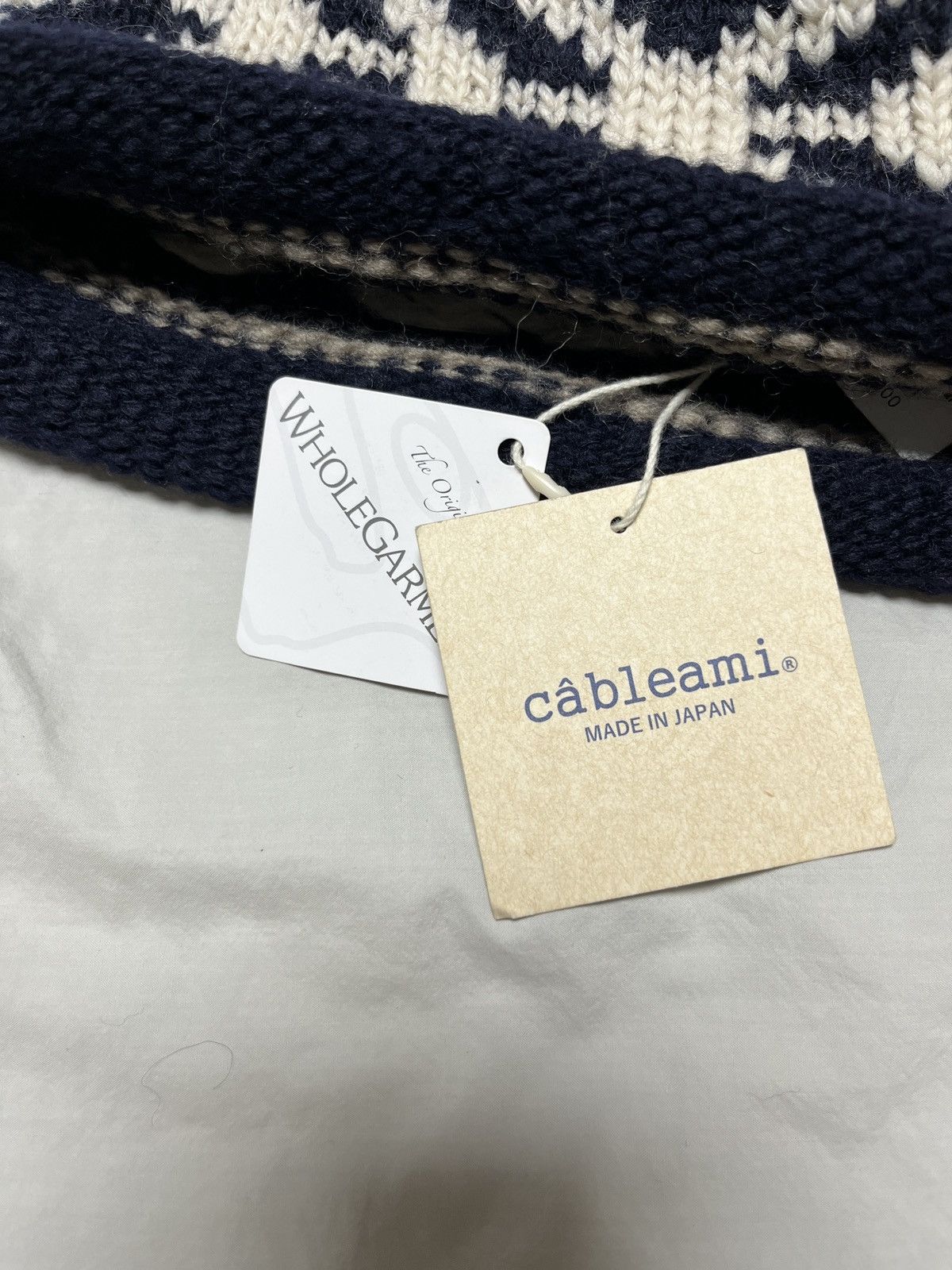 Cableami Cableami wool jacquard knit hat Size ONE SIZE - 4 Thumbnail