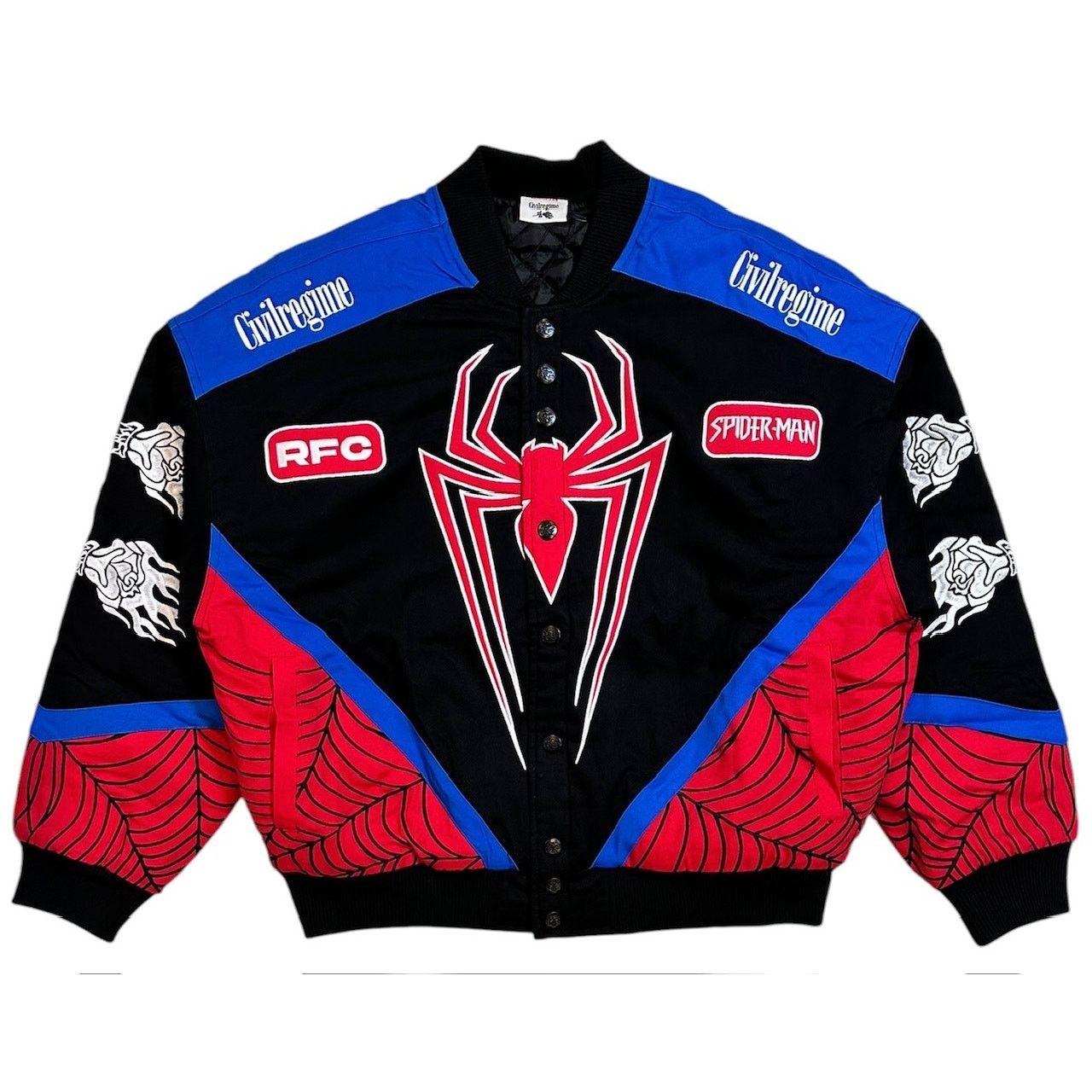 Civil Regime Civil Regime X Spider-Man Varsity Bomber Jacket in Medium Size US M / EU 48-50 / 2 - 2 Thumbnail