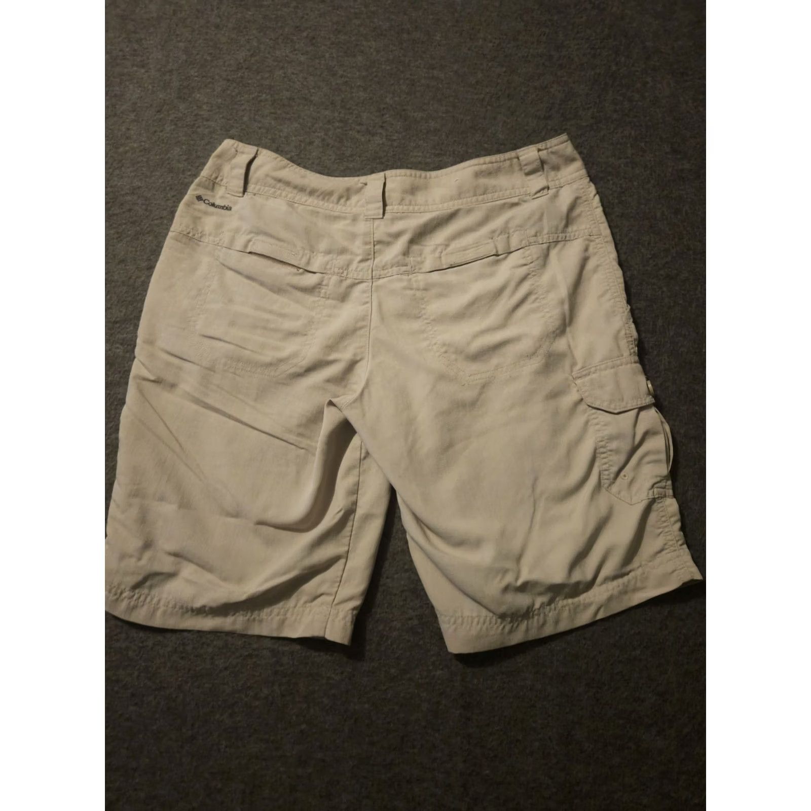 Vintage Columbia Cargo Shorts Women's 6 Beige Low Rise Rip Stop Lightweight Outdoor Hiking Pockets, Regular, Beige, 6, Womens Size 28" / US 6 / IT 42 - 5 Thumbnail