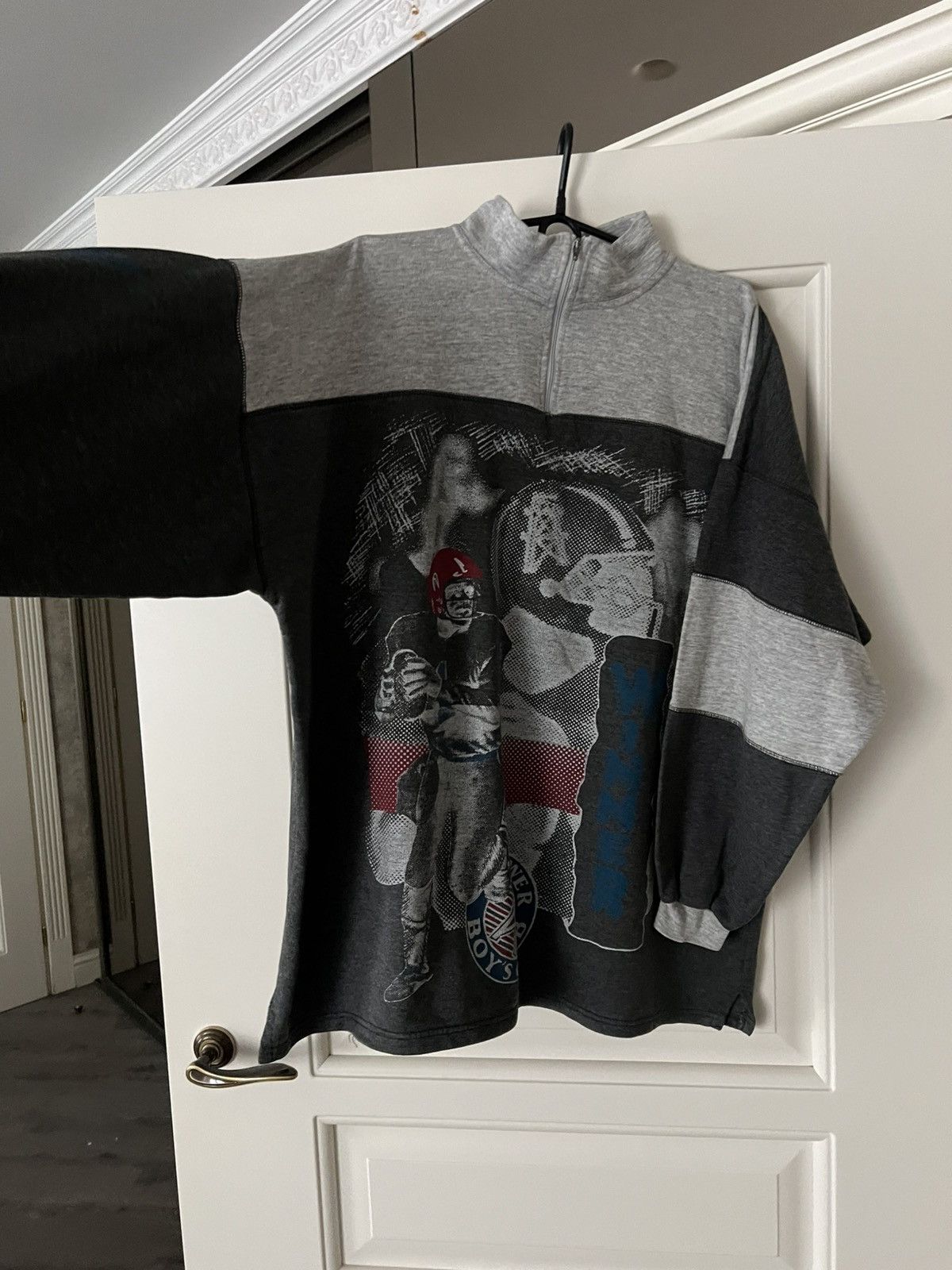 Vintage Vintage 90s Tower Boys Club Football Graphic Sweatshirt Size US XXL / EU 58 / 5 - 9 Thumbnail