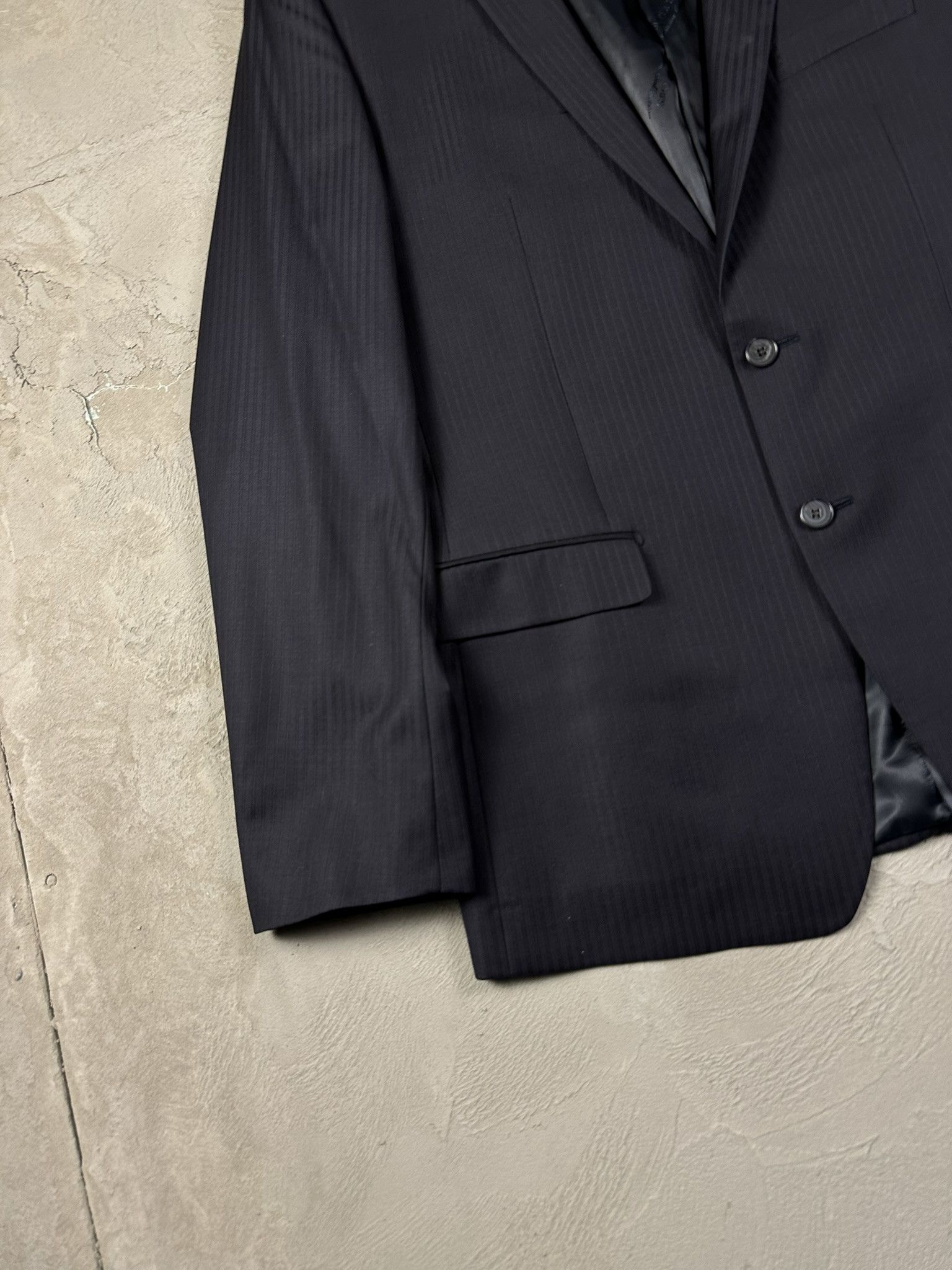 Balmain Vintage Balmain Paris Wool Slim Fit Blazer Size 54R - 4 Thumbnail