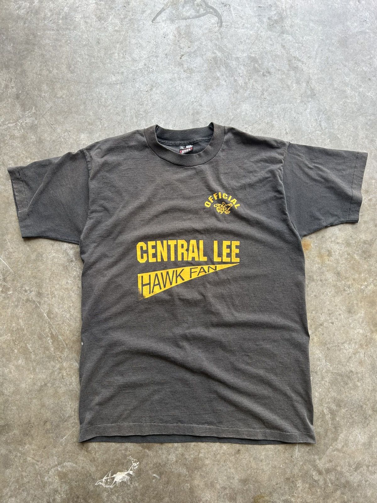 Fruit Of The Loom Vintage 80s/90s Central Lee Hawk Fan Size US L / EU 52-54 / 3 - 1 Thumbnail