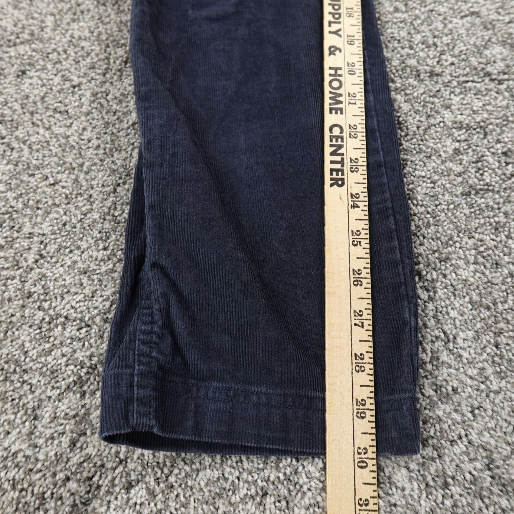 Vintage L.L. Bean Pants Mens M Blue Beanflex Corduroy Chino Drawstring Stretch Hike Casual Workwear Ripstop? Size US 31 - 3 Thumbnail