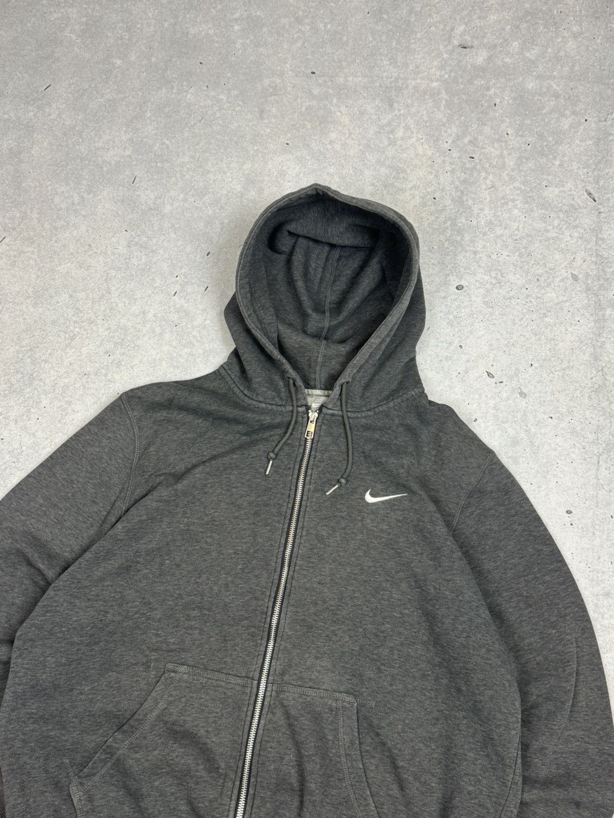 Nike Vintage Nike Small Swoosh Y2K Zip Hoodie Size US L / EU 52-54 / 3 - 4 Thumbnail