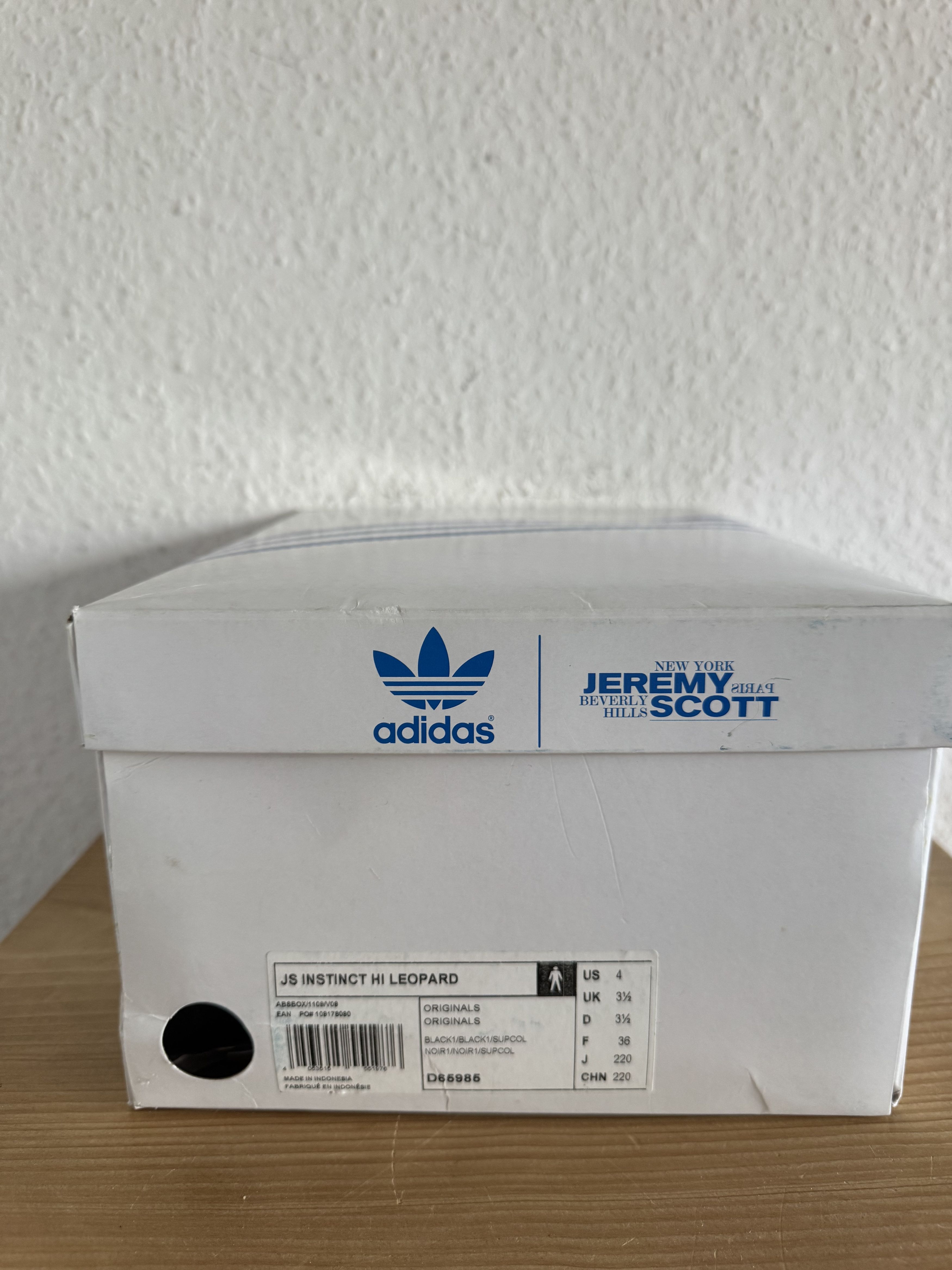 Adidas × Jeremy Scott JS Instinct Hi Leopard Size US 4 / IT 34 - 12 Thumbnail