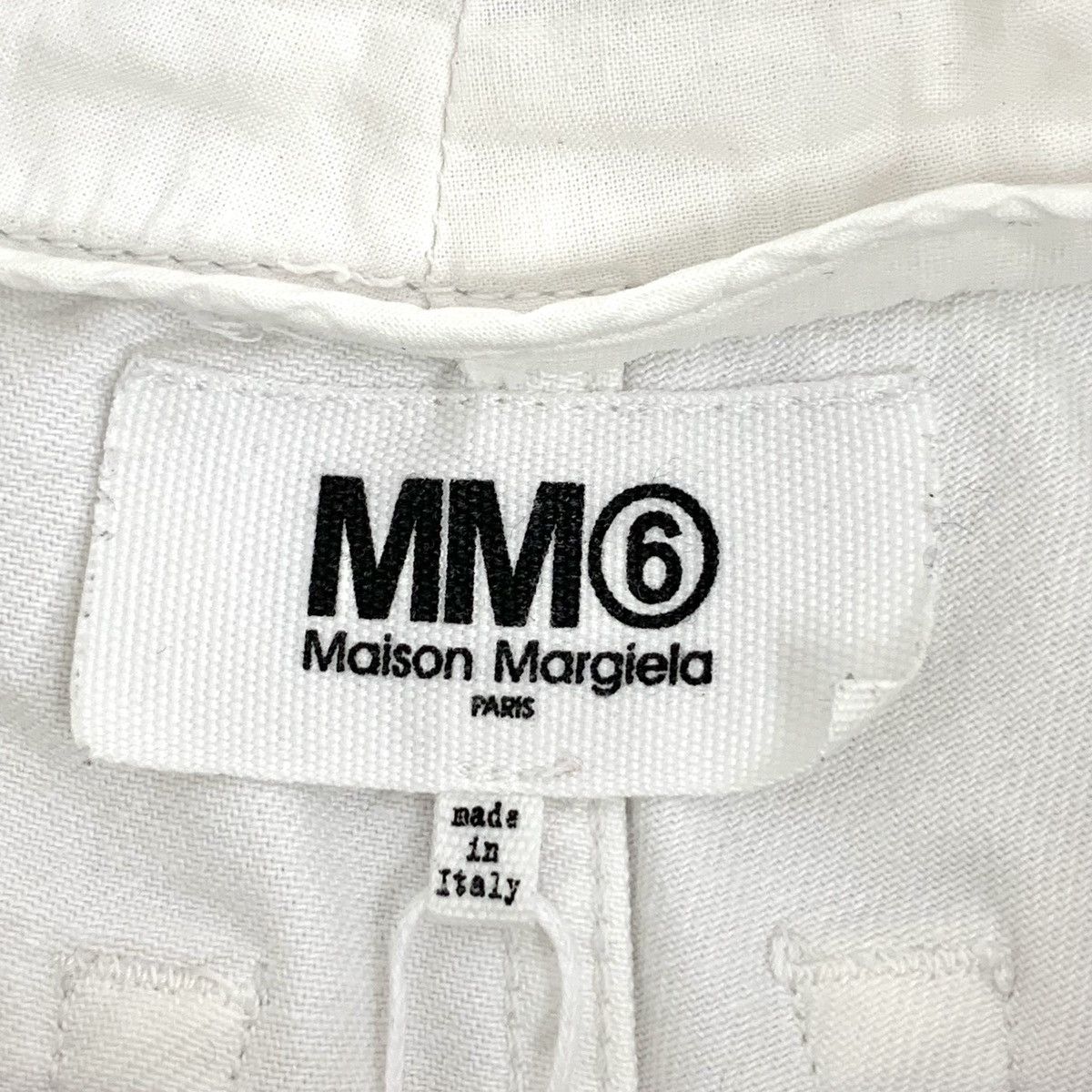 Maison Margiela Maison Margiela White Logo Cotton Casual Trousers K26WX Size 24" / US 00 / IT 34 - 7 Thumbnail