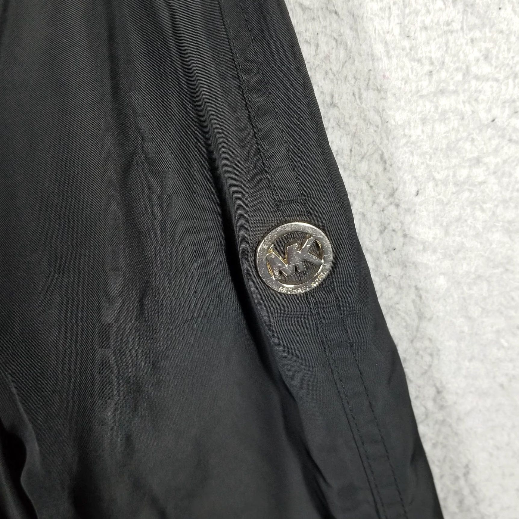 Michael Kors Michael Kors Jacket Womens Small Hooded Full Zip Water Resistant Pockets MK Black Zipper Logo Pockets Button Size S / US 4 / IT 40 - 5 Thumbnail