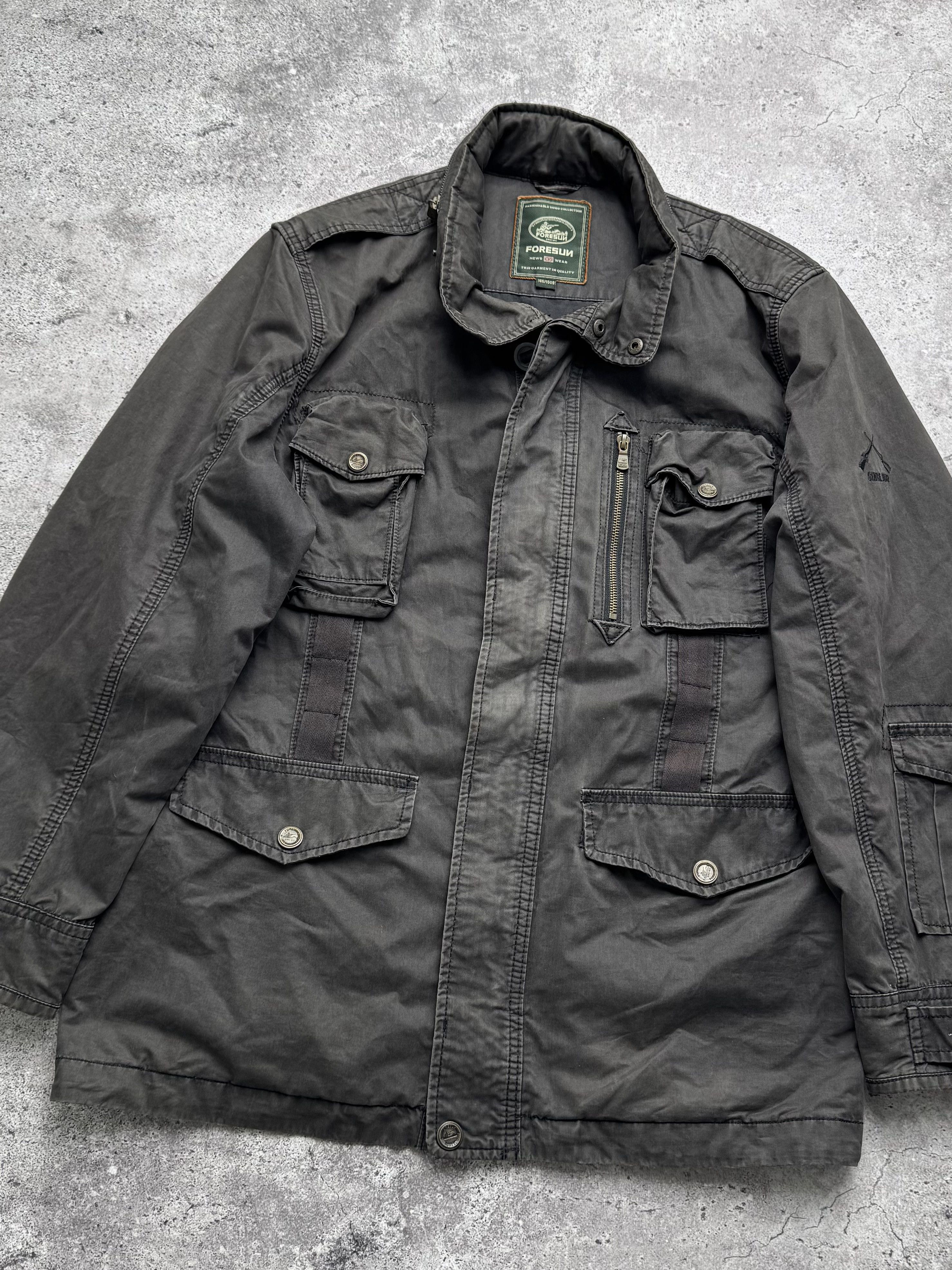 Vintage Vintage Military Utility Style Jacket Multi Pocket Zip Size US L / EU 52-54 / 3 - 2 Thumbnail