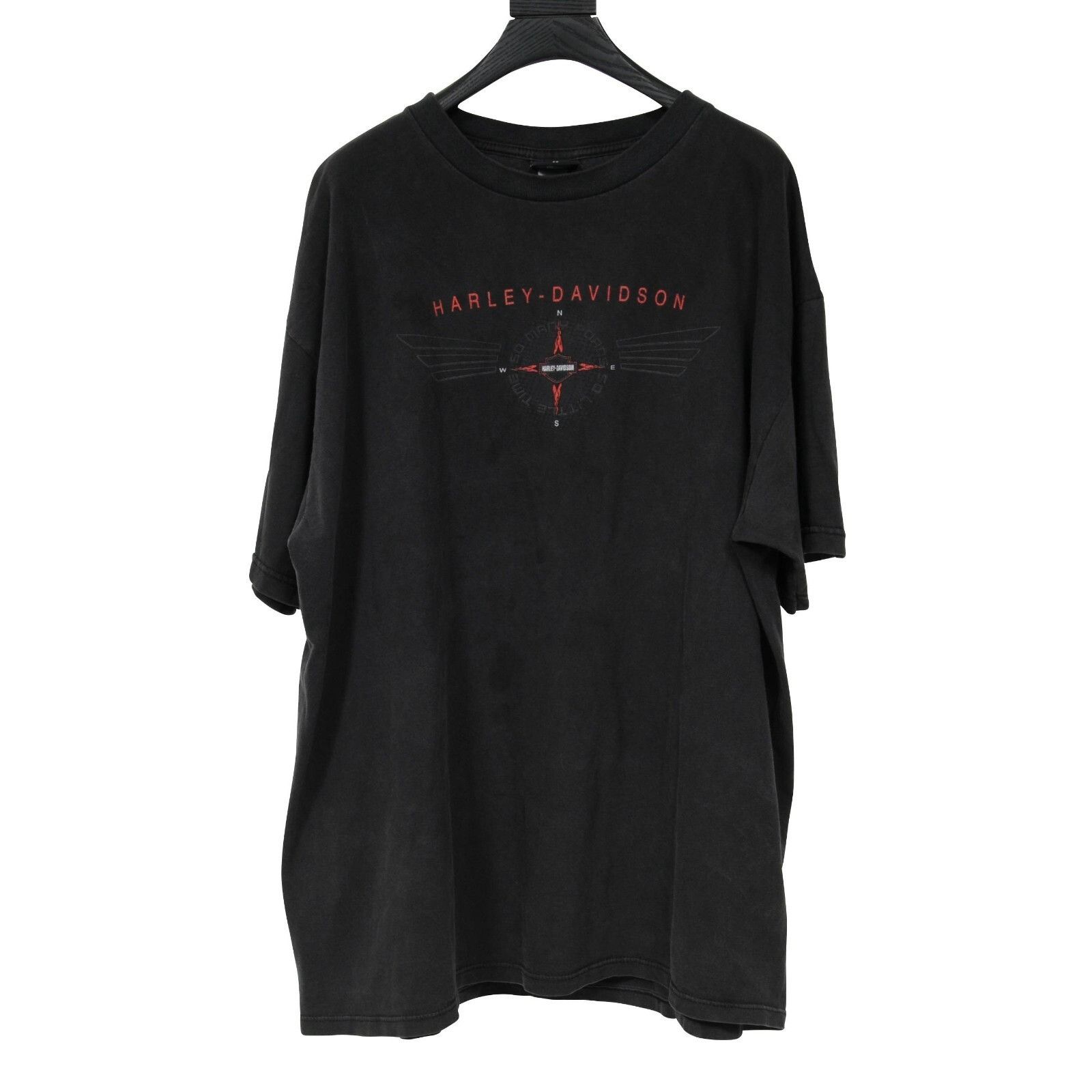Harley Davidson Motown Michigan Vintage Sunfaded Faded T Shirt Size US XXL / EU 58 / 5 - 2 Thumbnail