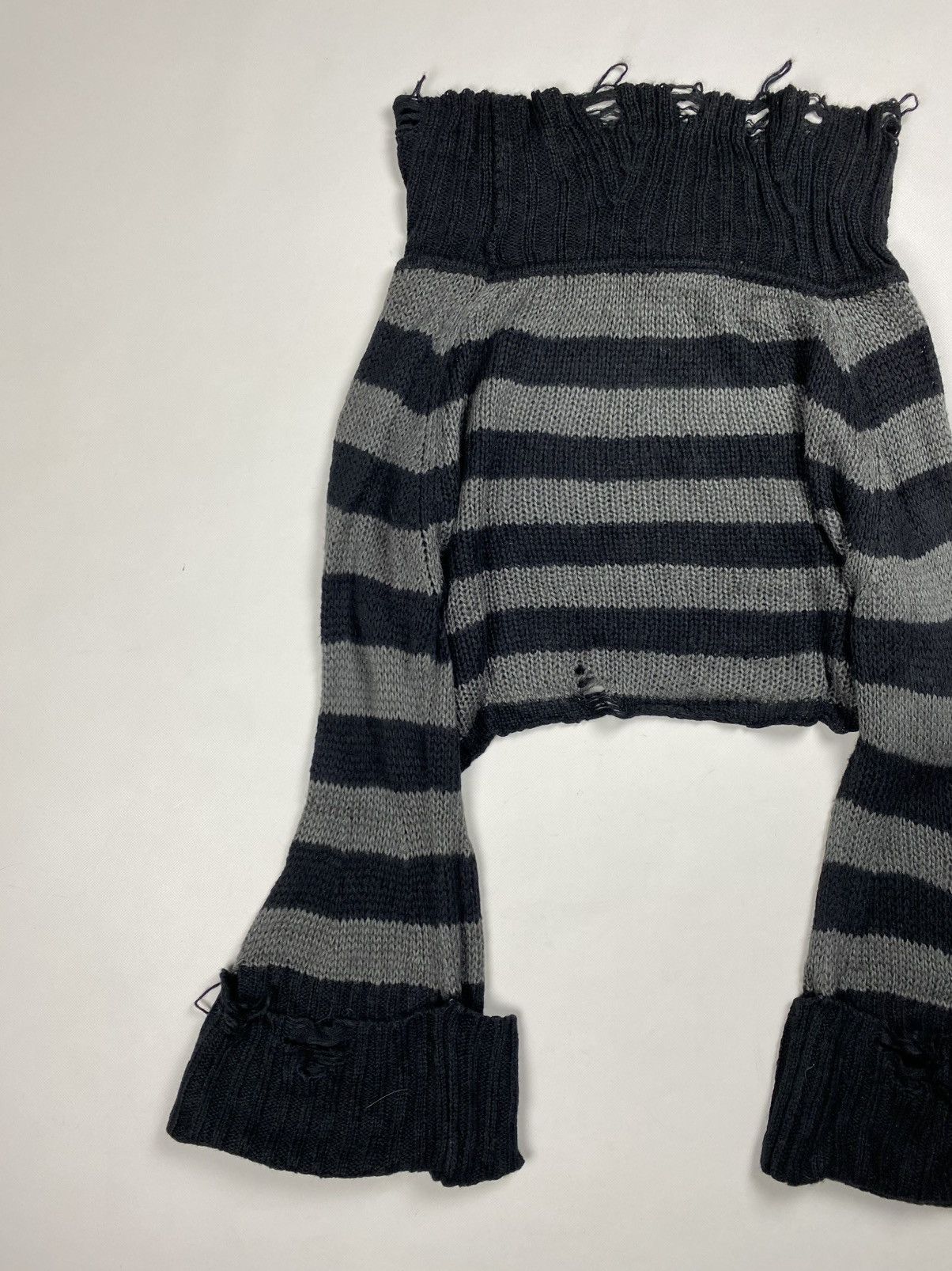 Killstar Killstar Ladies Y2K Distressed High Neck Sweater Pullover Size 4XL / US 24-26 - 15 Thumbnail