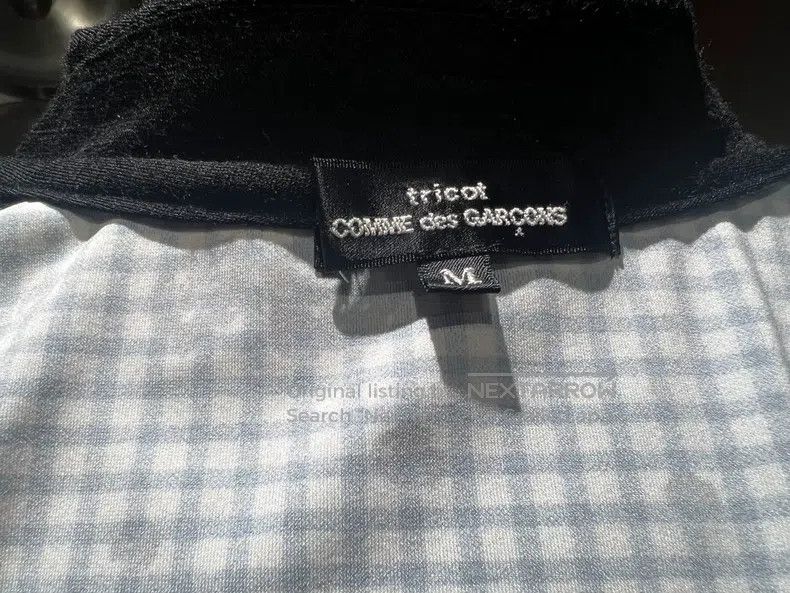 Comme des Garcons Comme Des Garcons Velvet Small Flower Checkered Blue Short Size M / US 6-8 / IT 42-44 - 7 Thumbnail