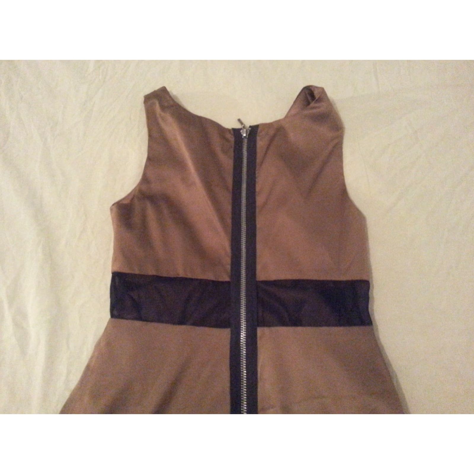 Bcbgmaxazria Womens BCBGMAXAZRIA Dress 0 Midi Brown Size 0 Size XS / US 0-2 / IT 36-38 - 5 Thumbnail