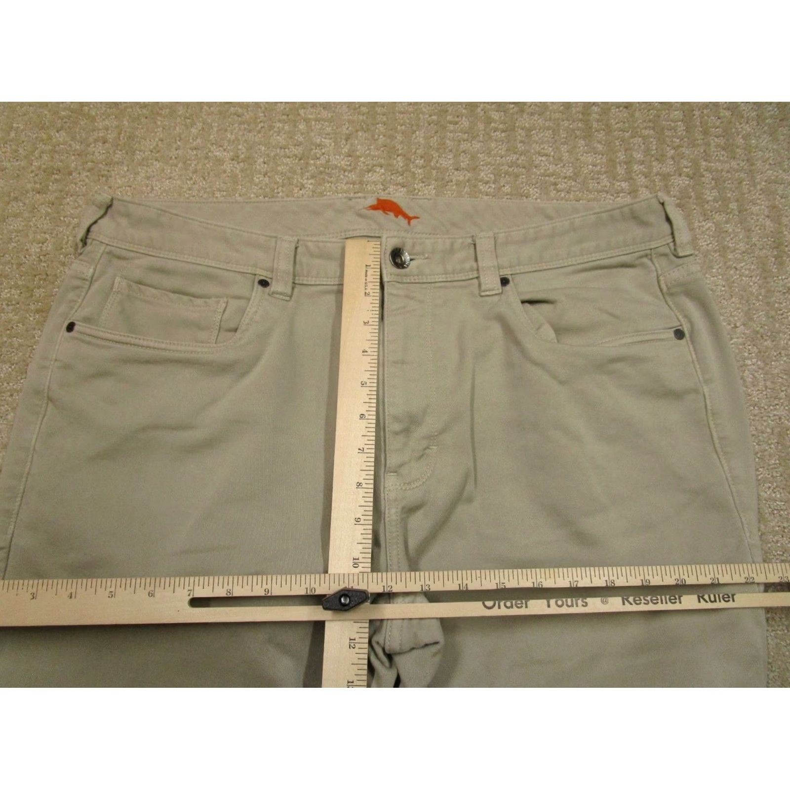 Tommy Bahama Tommy Bahama Jeans Men 38x32 Brown Tan Light Wash Denim Straight 5-Pocket Logo Size US 38 / EU 54 - 6 Thumbnail