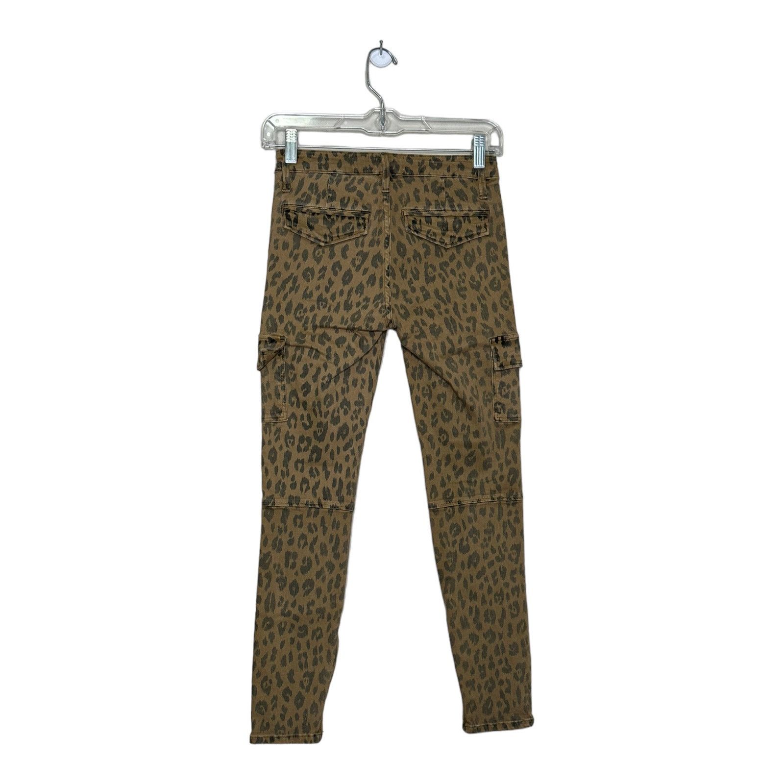 Frame FRAME beige cheetah cargo ankle jeans size 24 - 0 Size 25" / US 0 / IT 36 - 2 Thumbnail