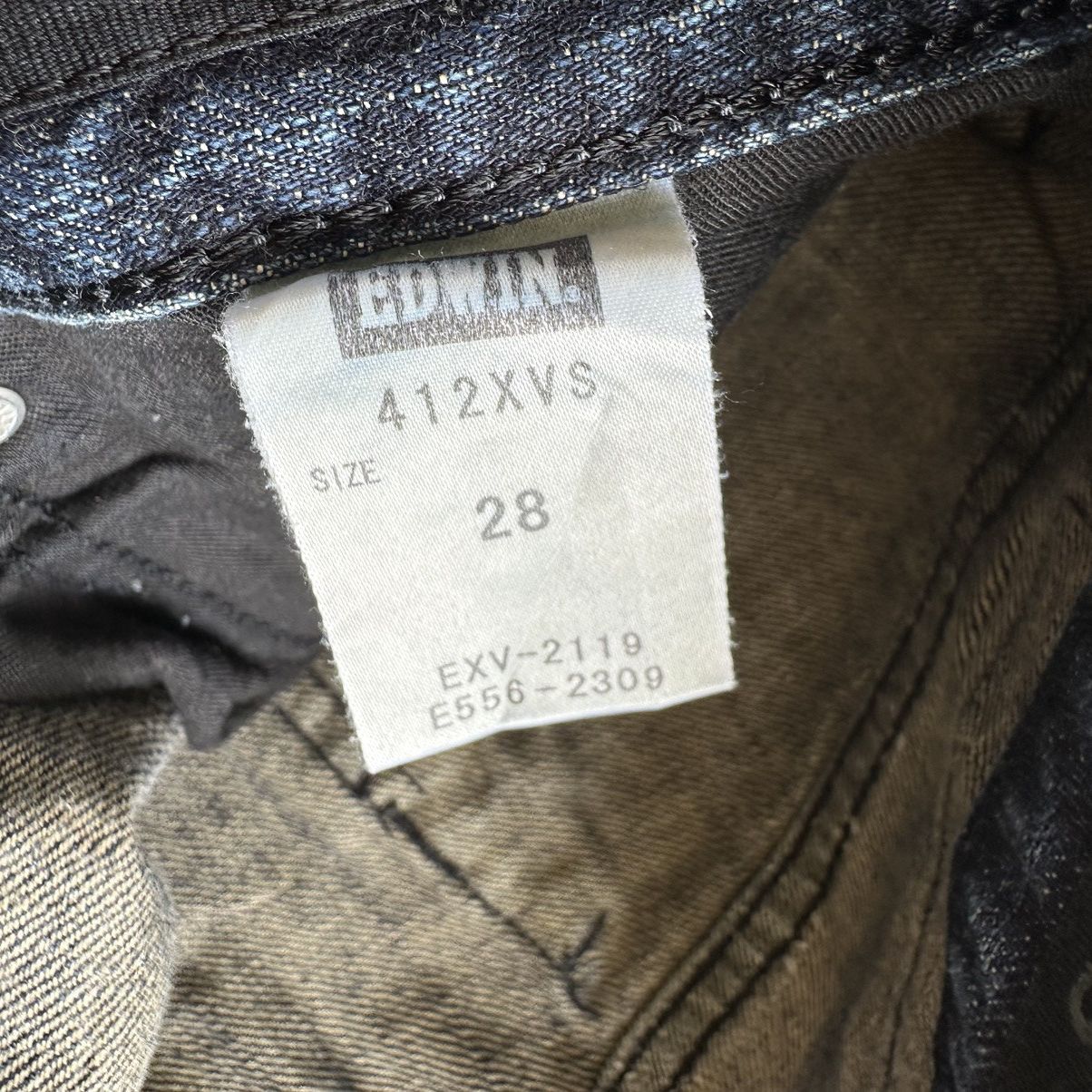 Edwin × Jean × Vintage Vintage Edwin Distressed Faded Denim Jean Pant W30 Size US 30 / EU 46 - 7 Thumbnail