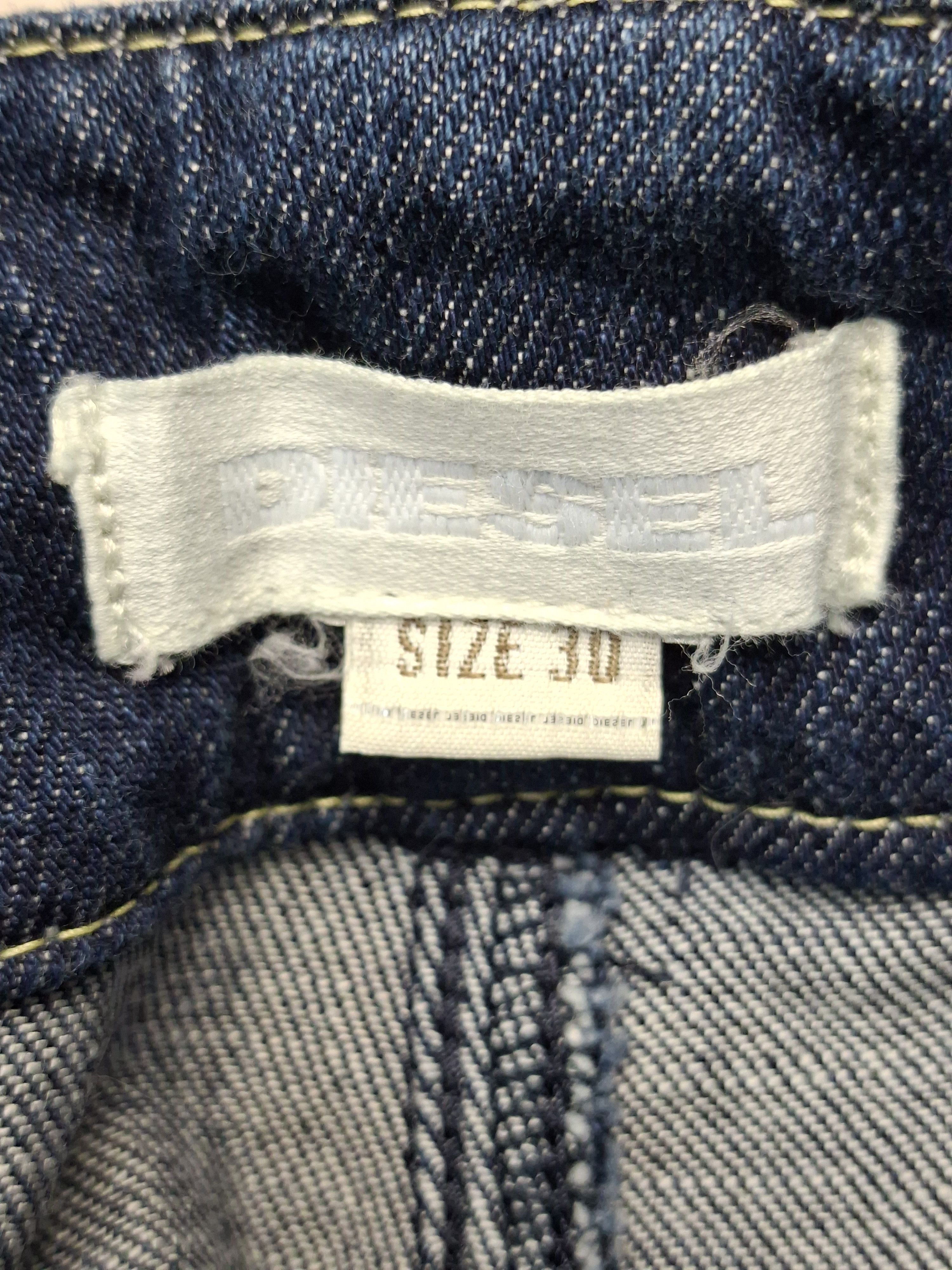 Diesel DIESEL Denim Skirt Blue Mini Midi Lion Head Button Y2K Size 30" / US 8 / IT 44 - 12 Thumbnail