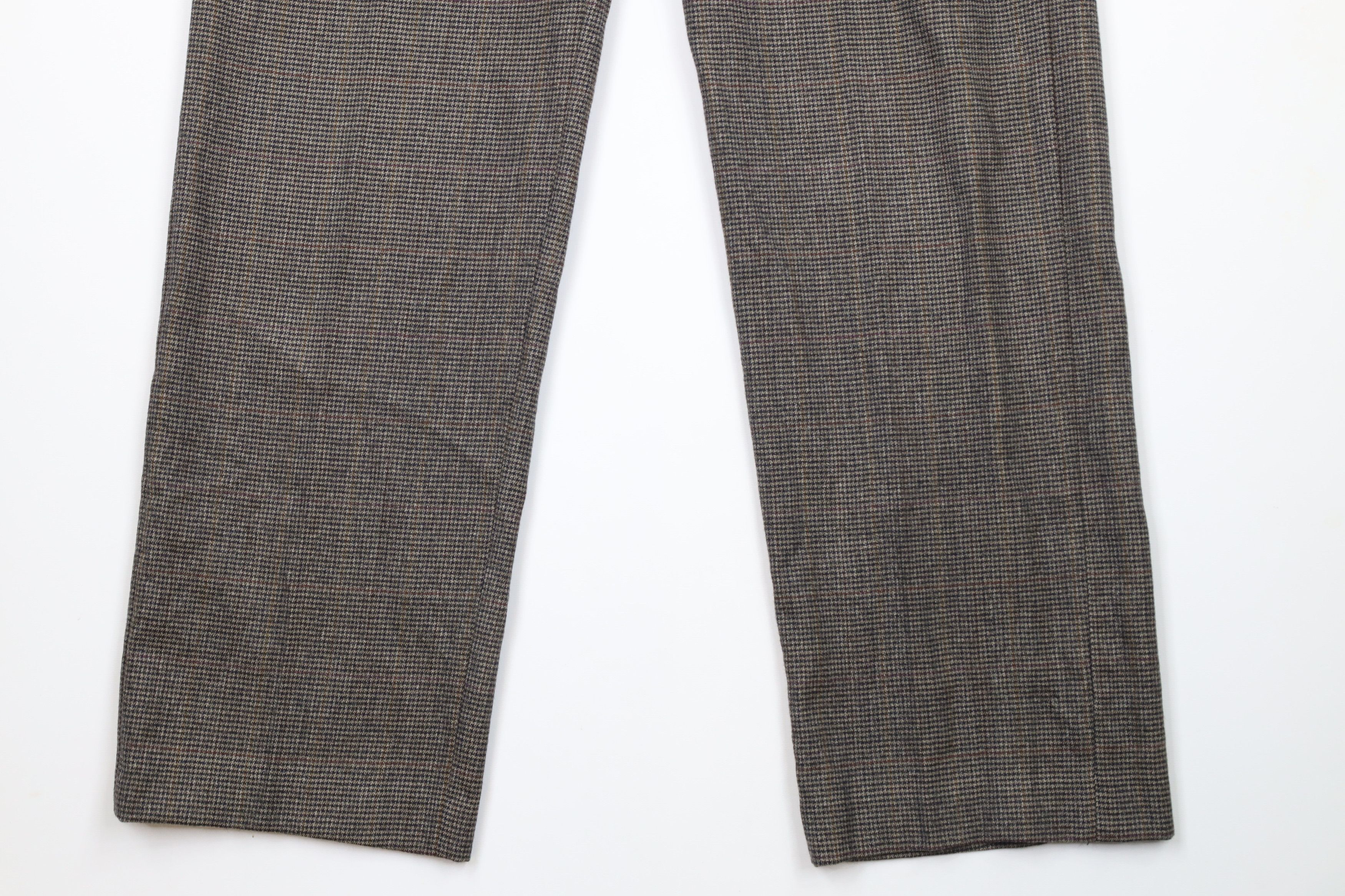 Vintage Vintage 60s 70s Rockabilly Houndstooth Wide Leg Pants USA Size US 34 / EU 50 - 4 Thumbnail