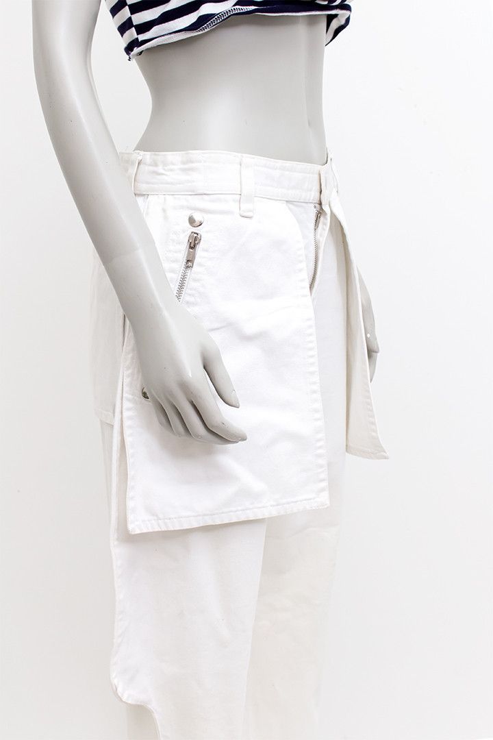 Kansai Yamamoto Vintage Kansai Yamamoto white cotton pants jodhpur style Size US 34 / EU 50 - 3 Thumbnail