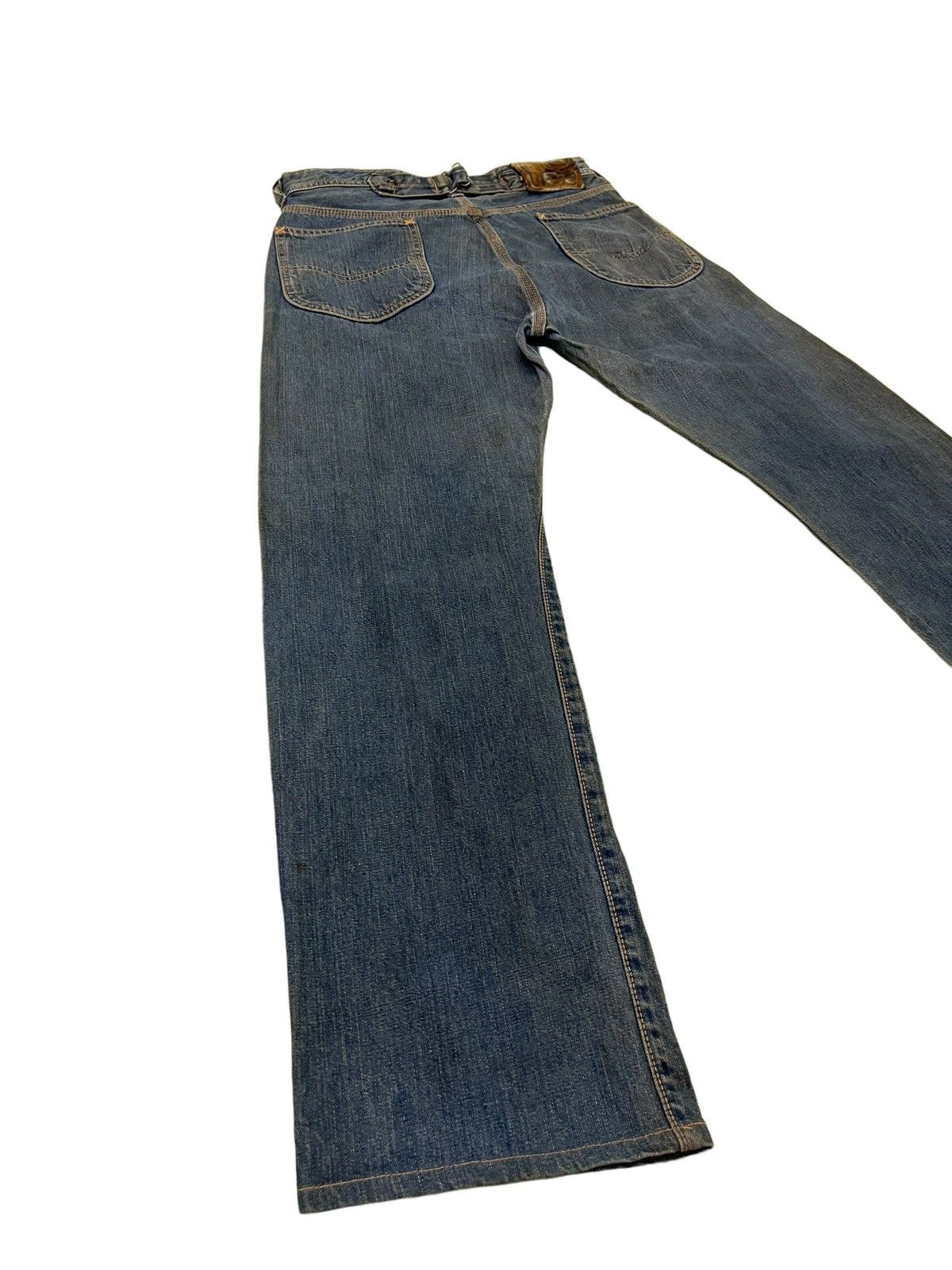 Lee 1930s 1101 Lee Cowboy Vintage Buckle Back Selvedge 8🟦7 Size US 30 / EU 46 - 3 Thumbnail