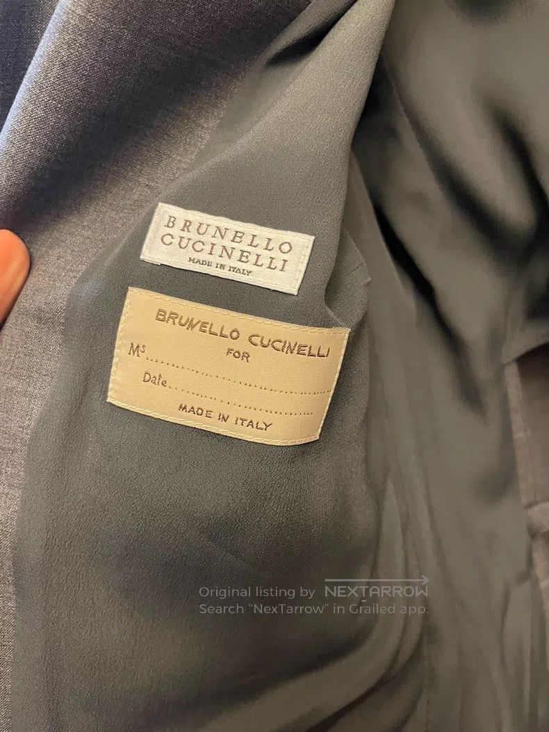 Brunello Cucinelli Brunello Cucinelli Suit Jacket Size S / US 4 / IT 40 - 3 Thumbnail
