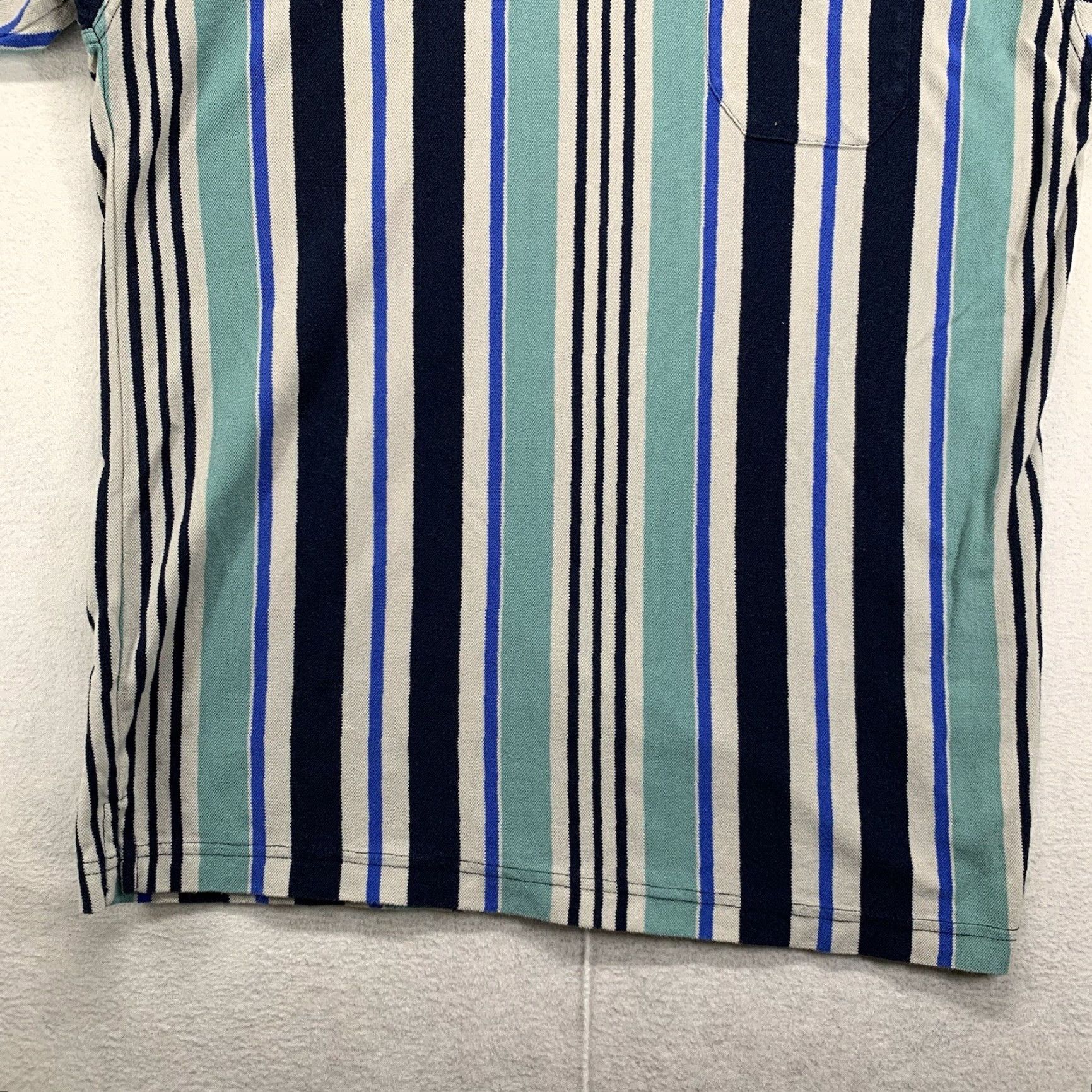 Arrow VINTAGE Tournament by Arrow Polo Shirt Mens Medium Long Striped Golf Shirt Size US M / EU 48-50 / 2 - 2 Thumbnail