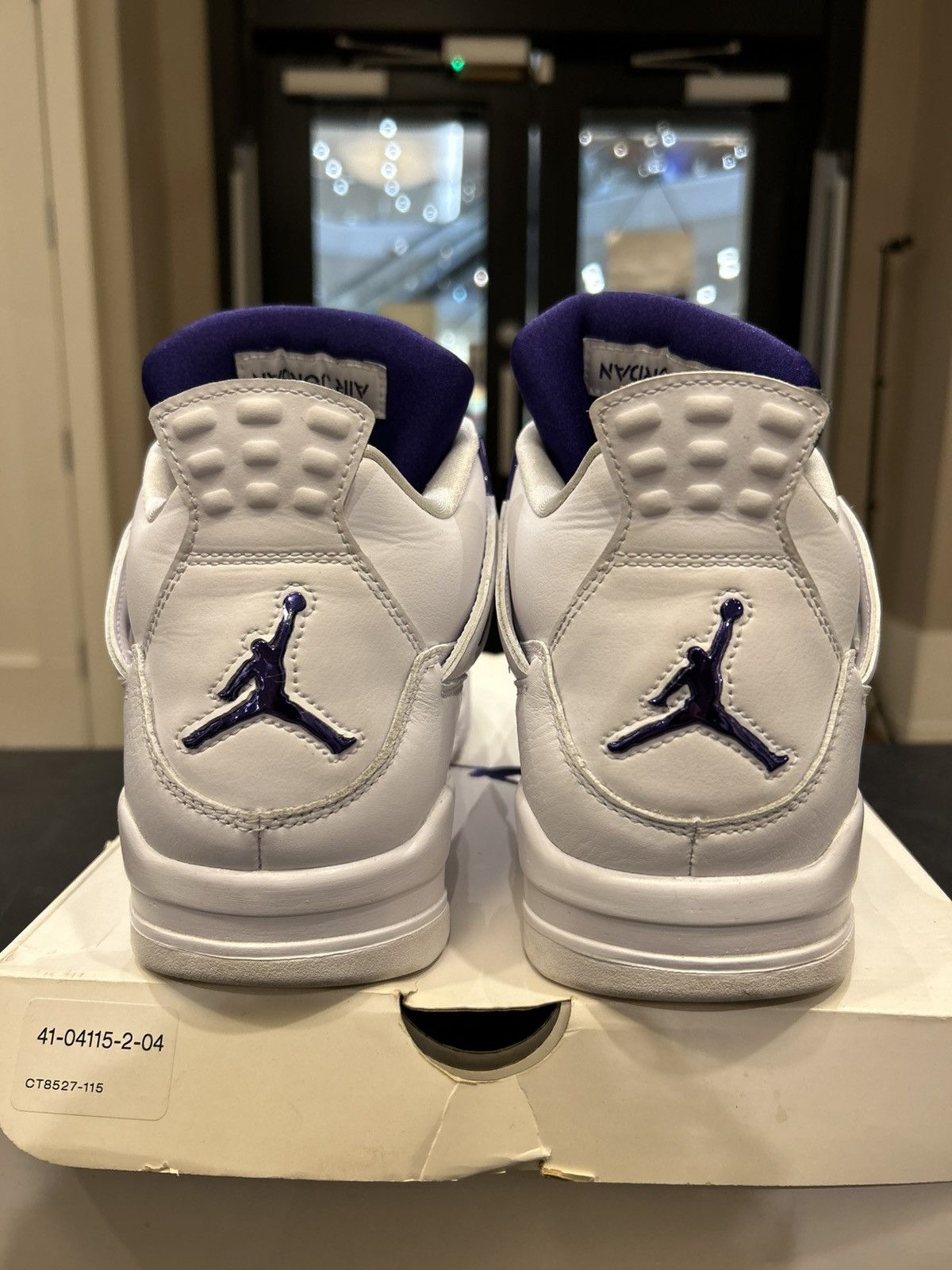Jordan Brand Jordan 4 Retro ‘Metallic Purple’ Size US 11 / EU 44 - 3 Thumbnail