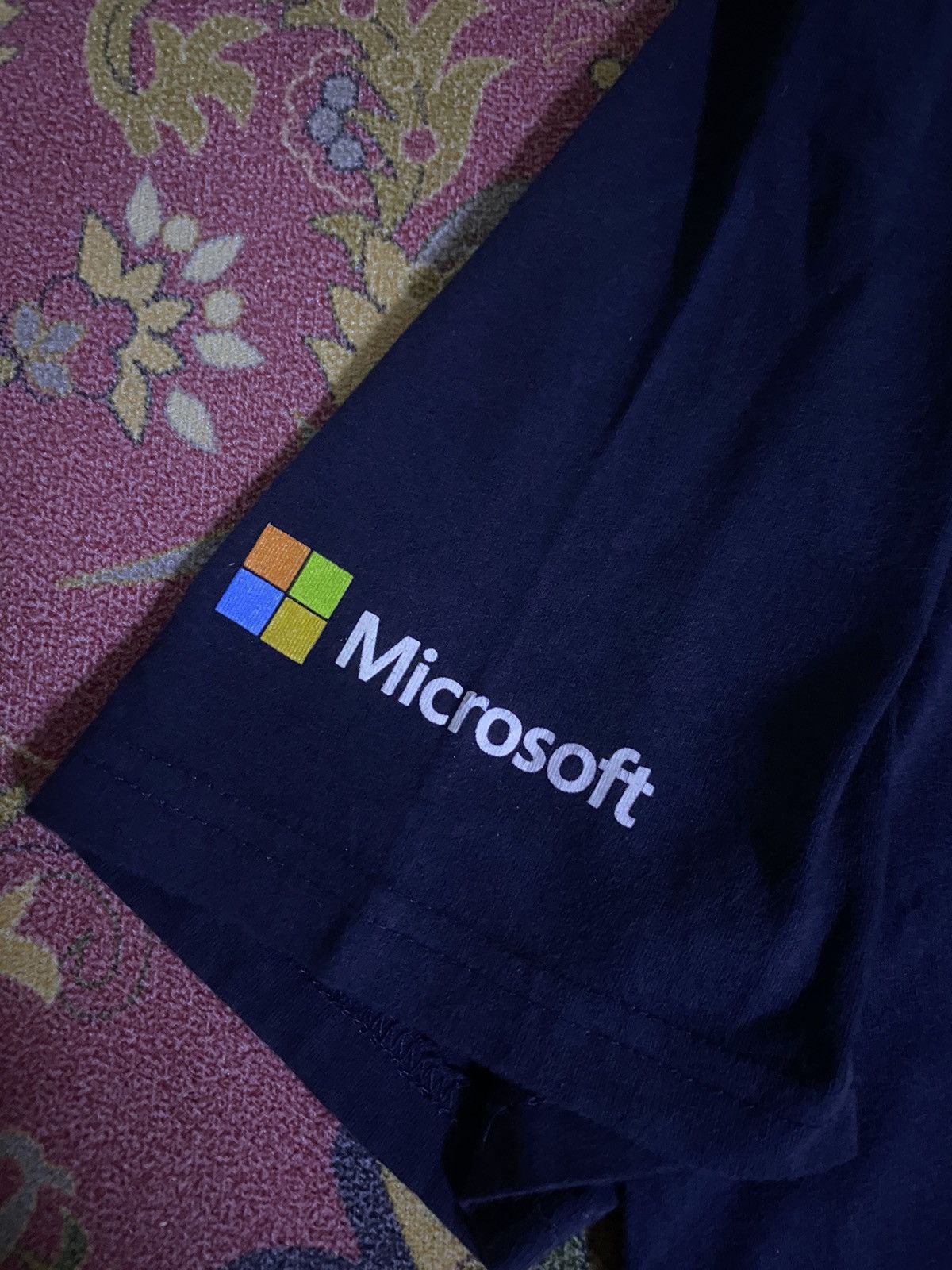 Designer × Microsoft × Vintage Microfost Back Side Over Print T-Shirt Size US L / EU 52-54 / 3 - 4 Thumbnail