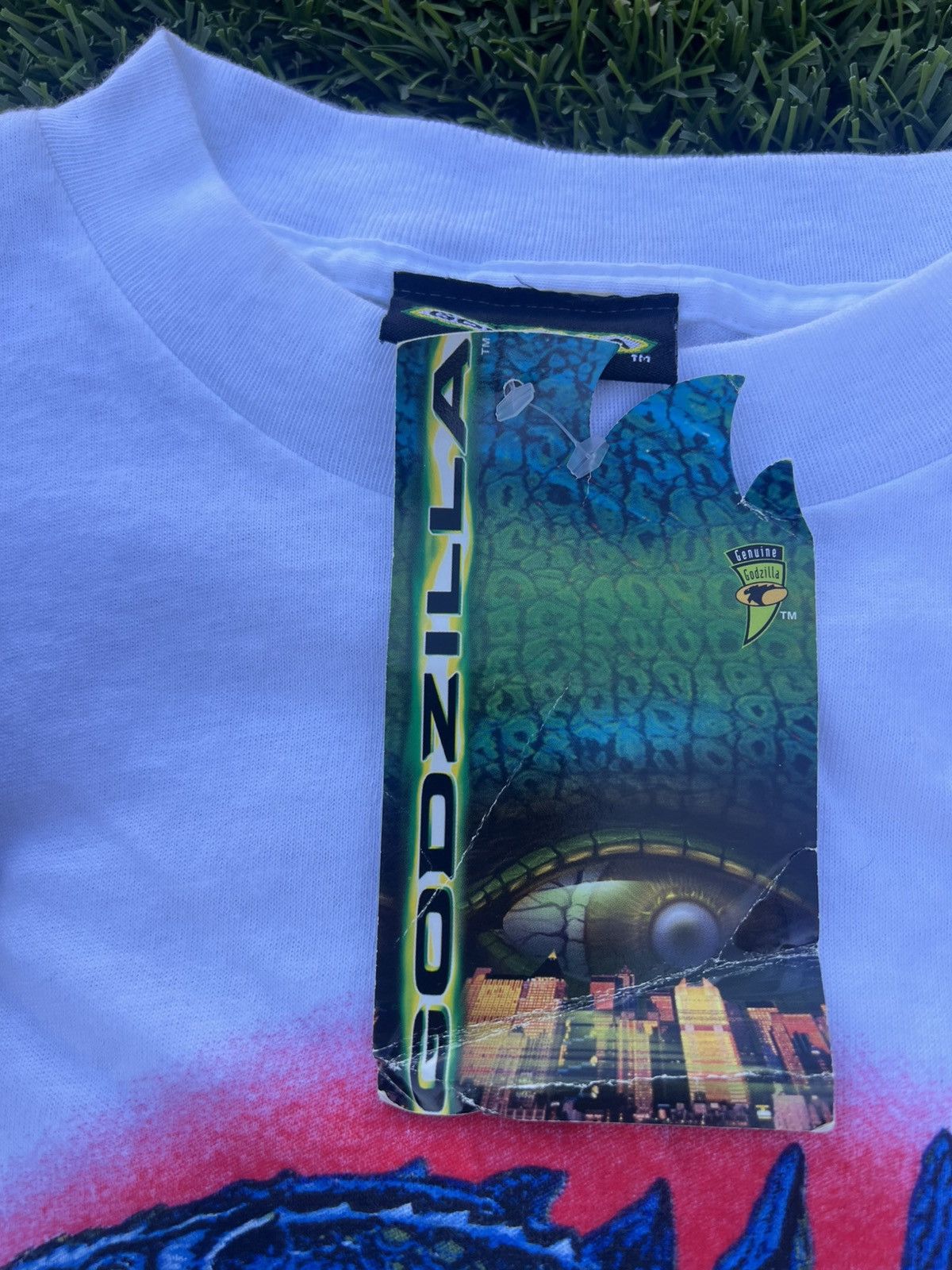 Vintage 1998 Deadstock Godzilla Shirt Size US L / EU 52-54 / 3 - 4 Thumbnail