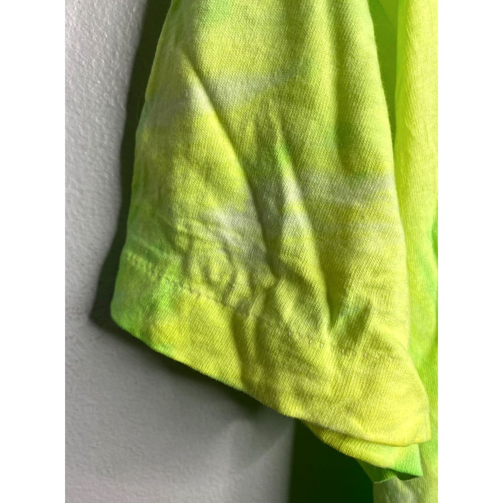 Fruit Of The Loom VINTAGE Fruit of the Loom Shirt Adult XL Crew Neck T-Shirt 90s Green Short Sleeve USA 1990s Men B103 Size US XL / EU 56 / 4 - 2 Thumbnail