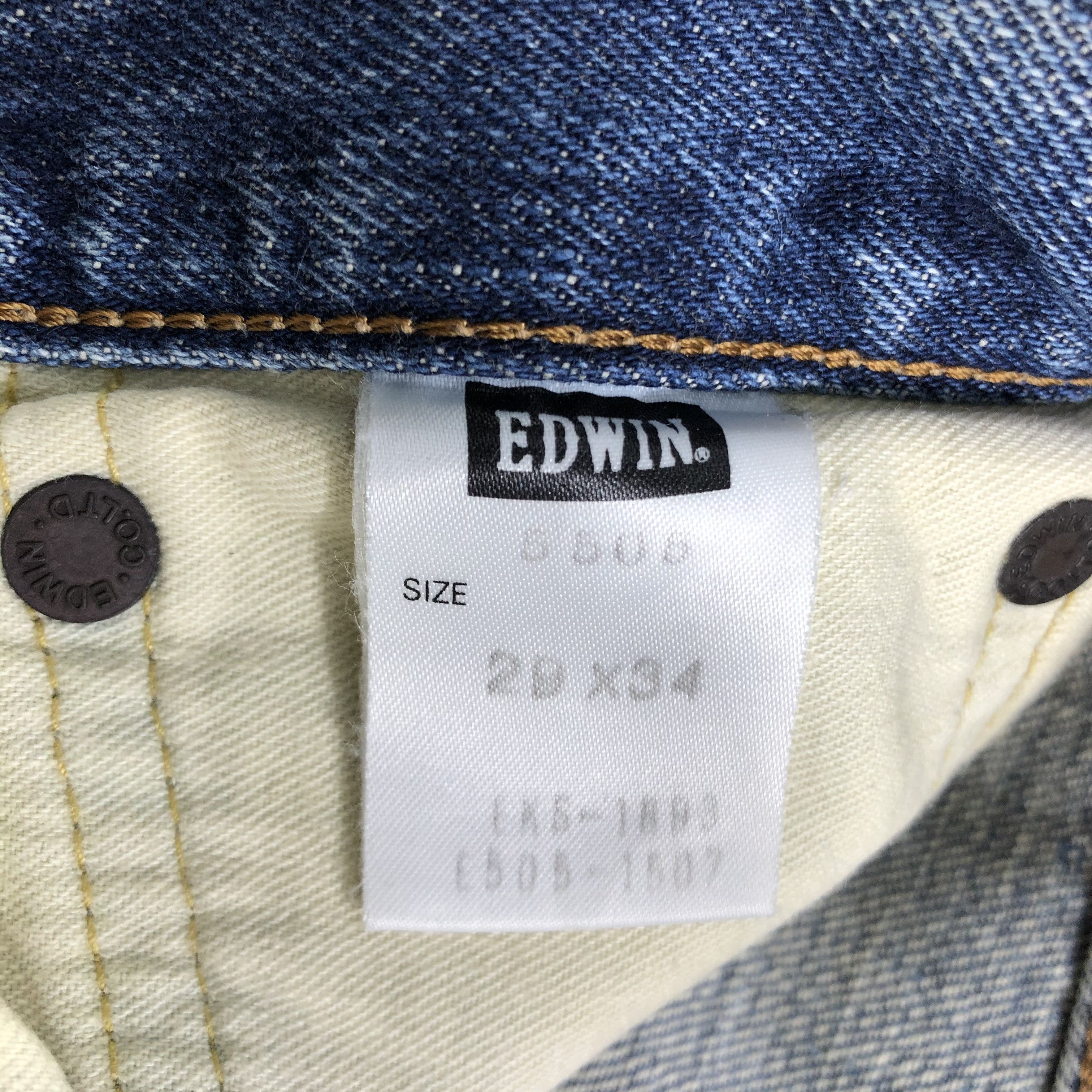 Edwin Vintage Blue Wash Edwin 505 Selvedge Jeans-JM3653 Size US 30 / EU 46 - 8 Thumbnail
