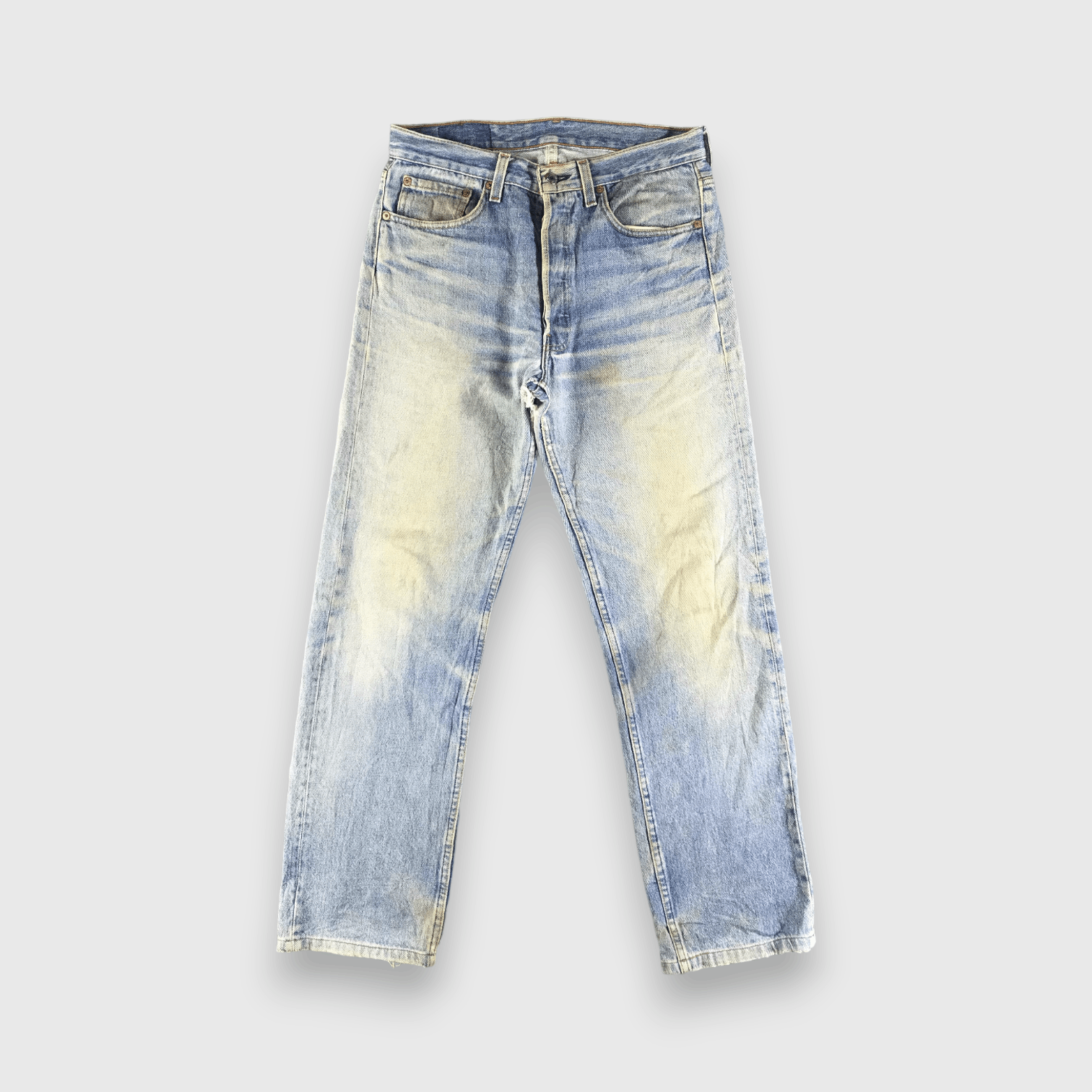 Levi's 90s Vintage Light Wash Levis 501 Jeans-J3869 Size US 31 - 1 Thumbnail
