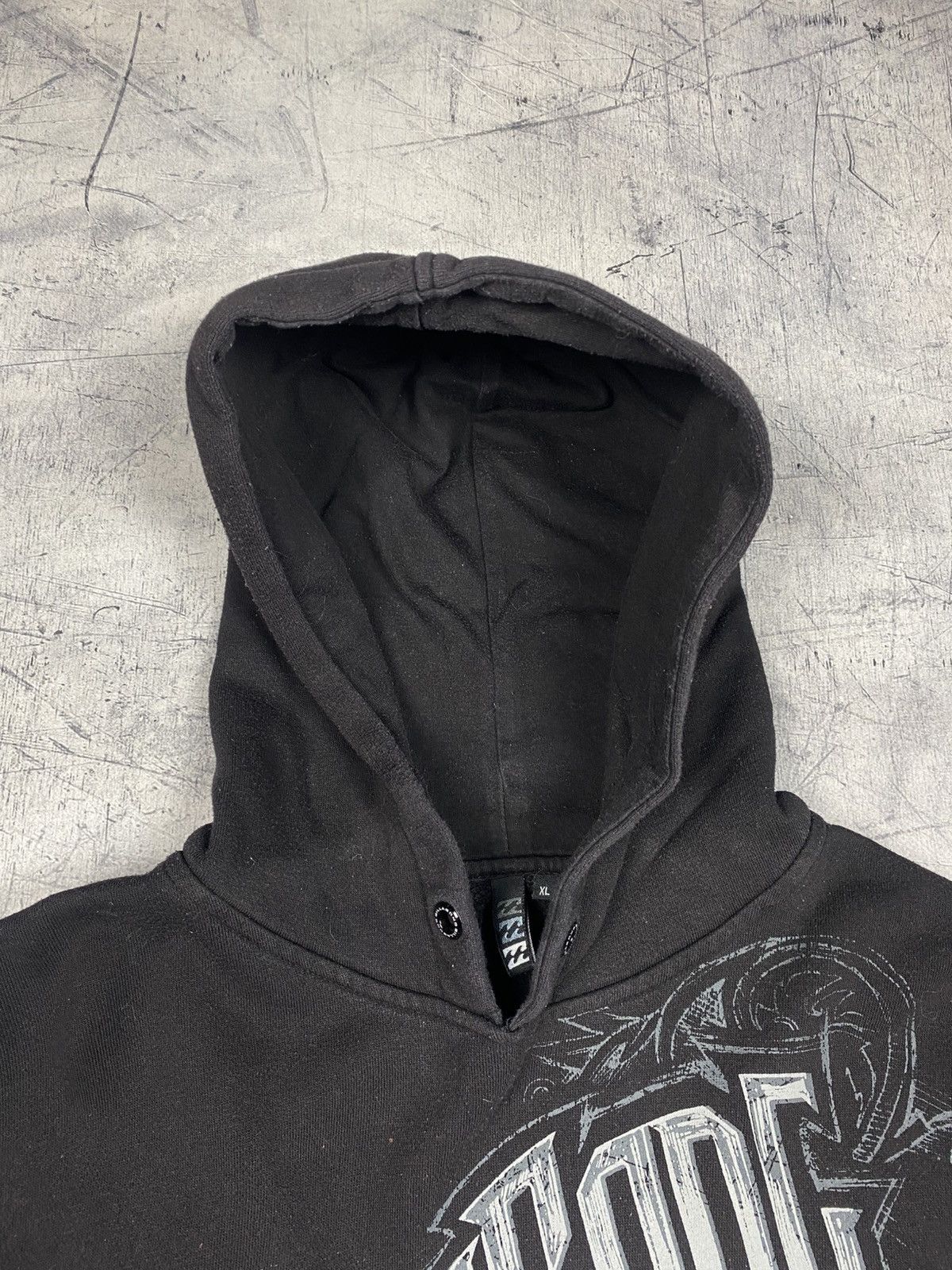 Billabong Billabong Faded Black Graphic Hoodie Y2K Streetwear Surf Size US XL / EU 56 / 4 - 6 Thumbnail