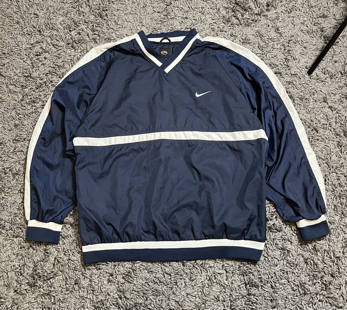 Nike NIKE VINTAGE Y2K NYLON OVERSHIRT LIGHT JACKET Size US L / EU 52-54 / 3 - 1 Thumbnail