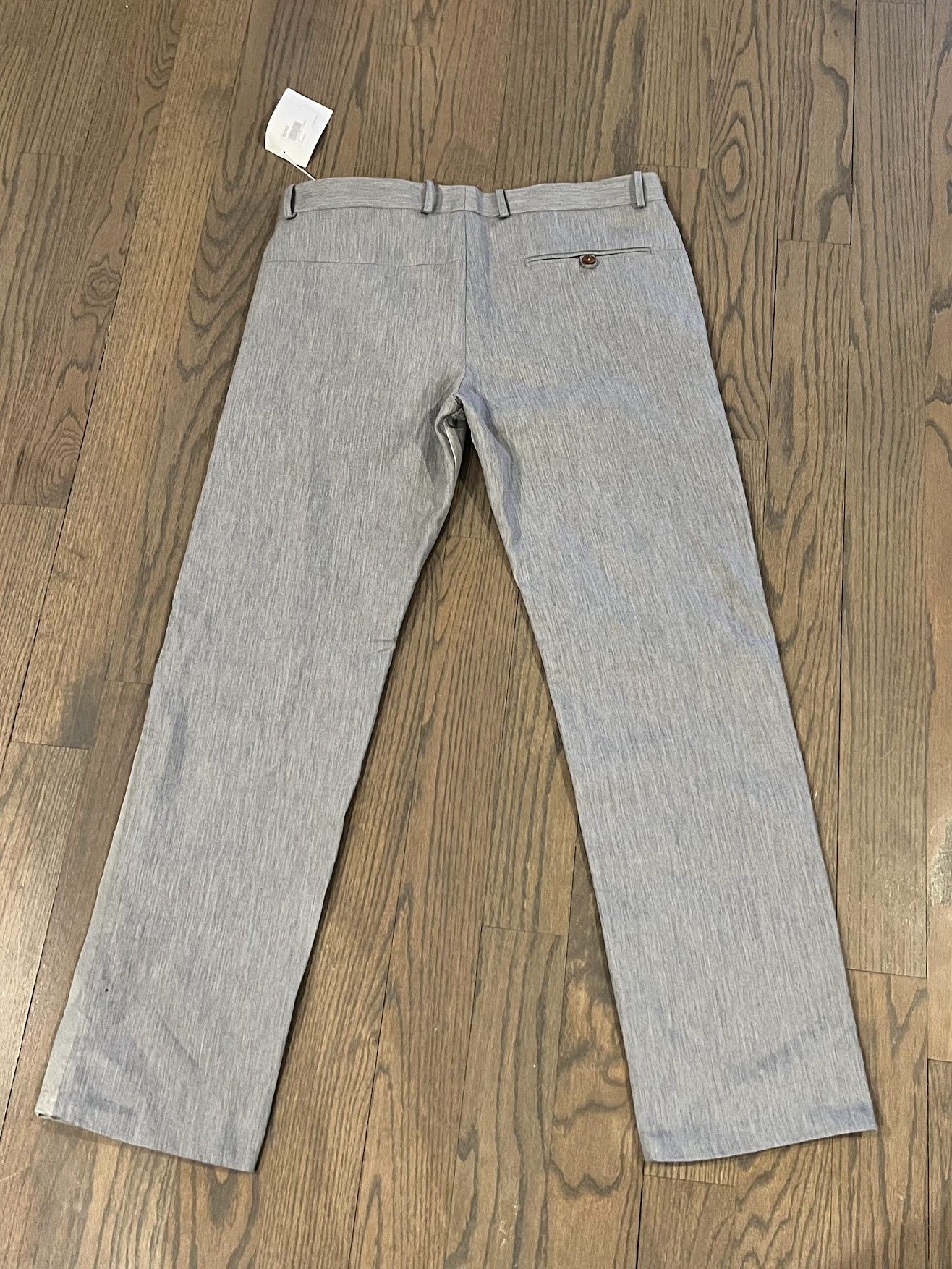 Bless Bless Gray Denim Trouser Hybrid Pant NWT Size US 34 / EU 50 - 2 Thumbnail