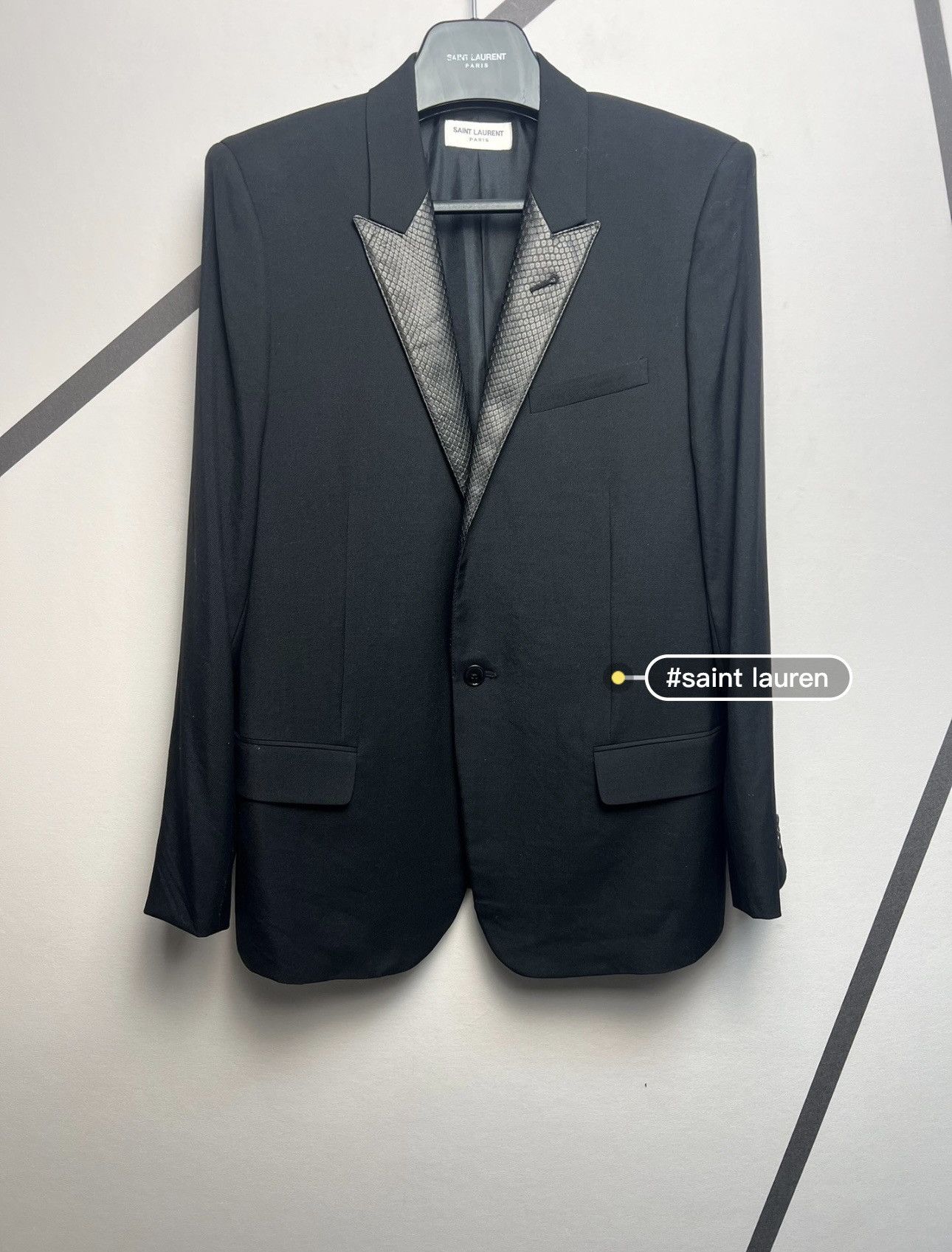 Saint Laurent Paris Saint Laurent leather collar suits Size US M / EU 48-50 / 2 - 1 Thumbnail