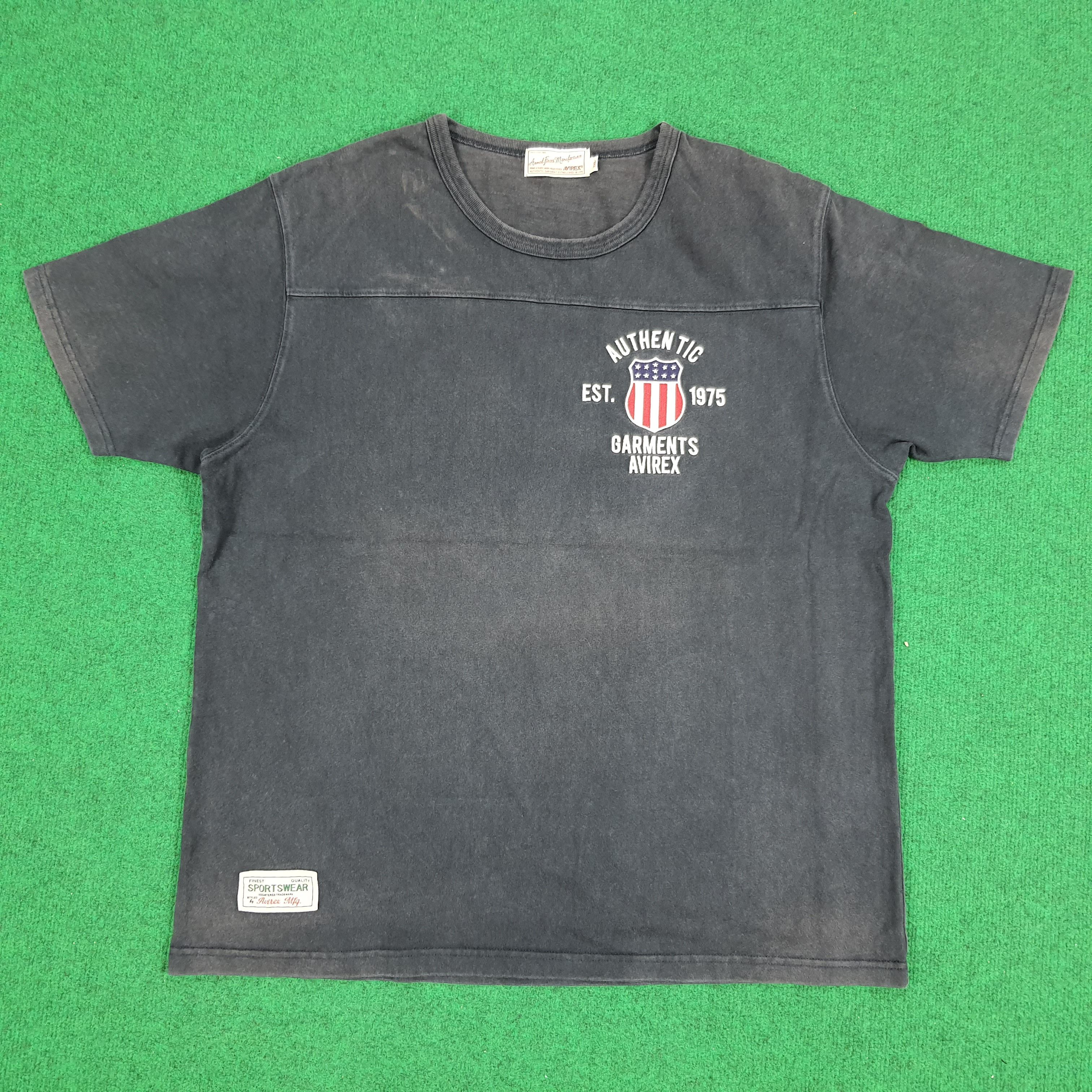 Avirex × Vintage Vintage Avirex USA Military Style Tshirt Size US XL / EU 56 / 4 - 3 Thumbnail