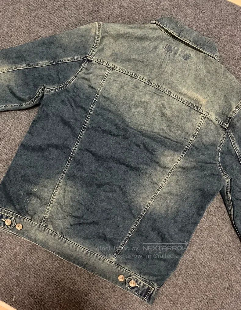 Neighborhood Neighborhood Distressed Destroyed Faded Lapel Single Breas Size US XL / EU 56 / 4 - 9 Thumbnail