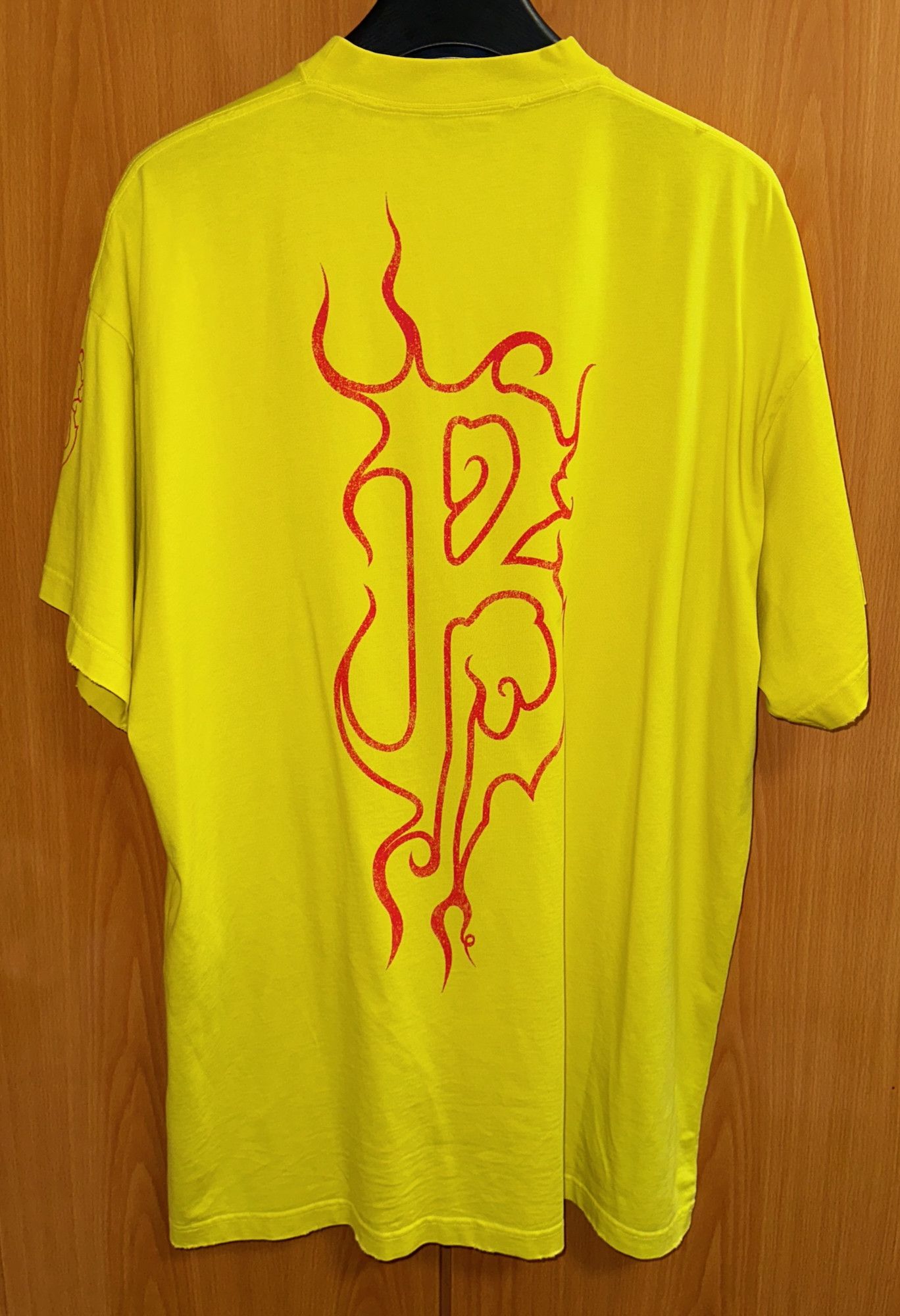 Balenciaga Balenciaga 24SS Darkwave T-shirt Oversized in Yellow  